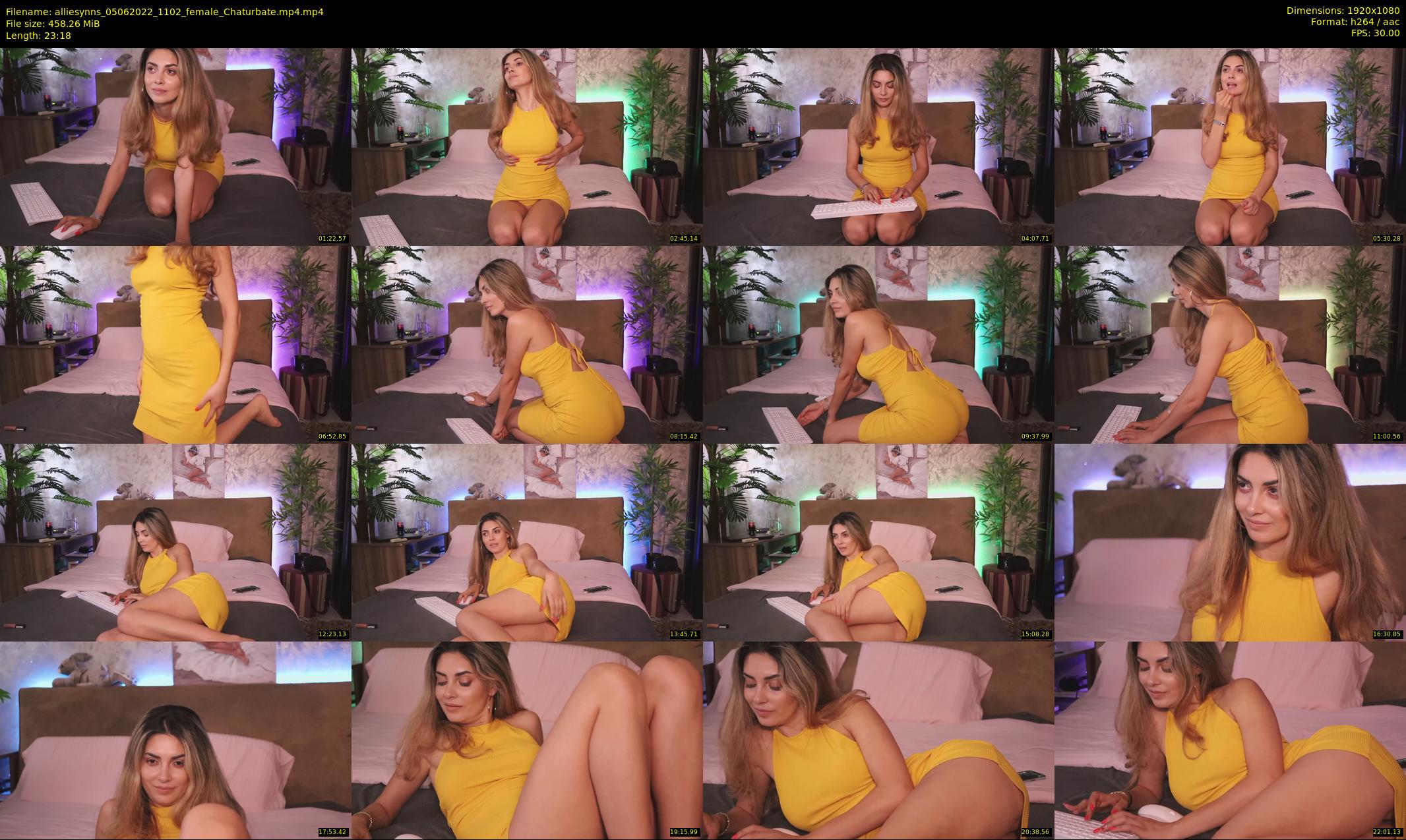 alliesynns — 24 minute Chaturbate female cam show recording, 1080p, Jun 5, 2022