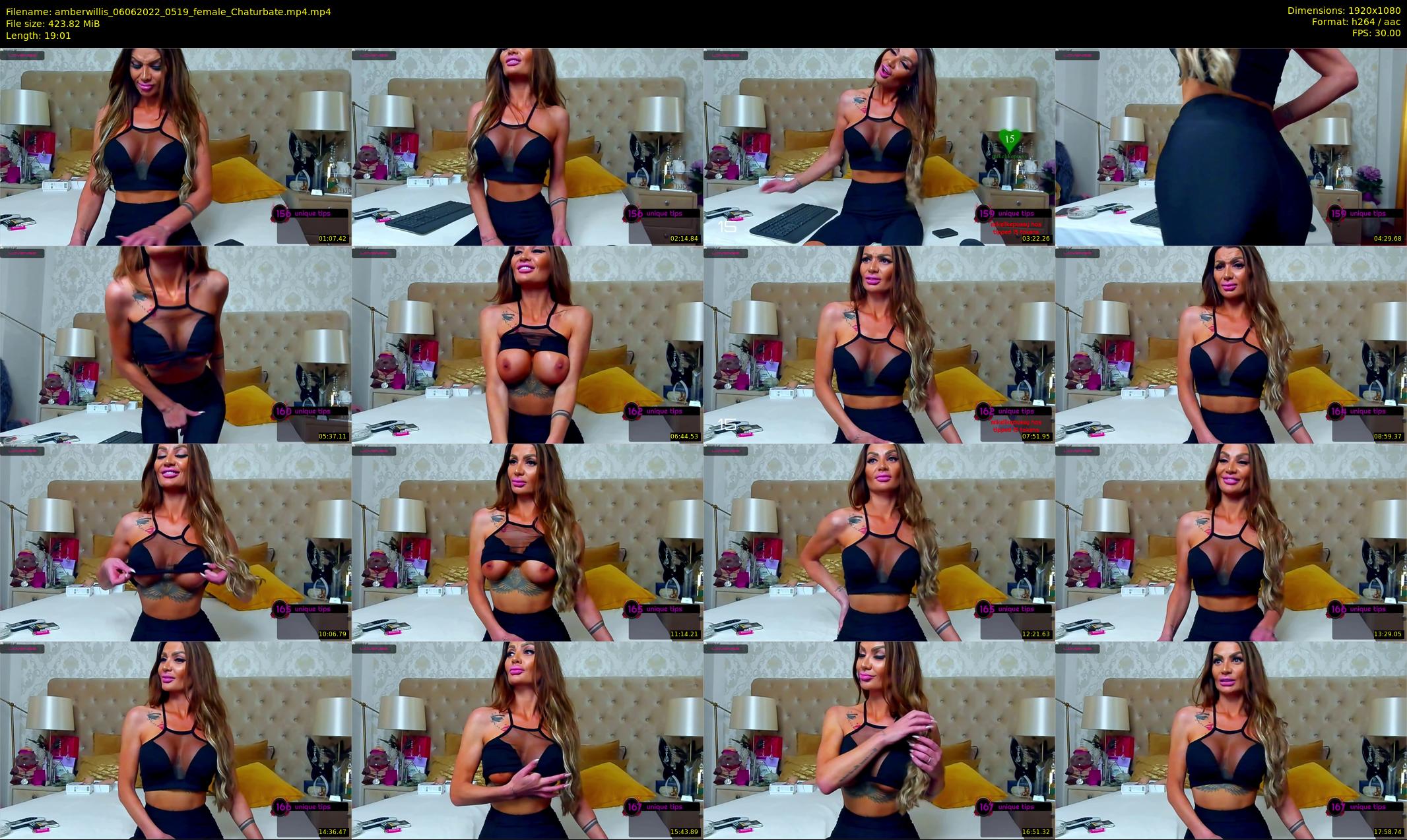 amberwillis — 20 minute Chaturbate female cam show recording, 1080p, Jun 6, 2022