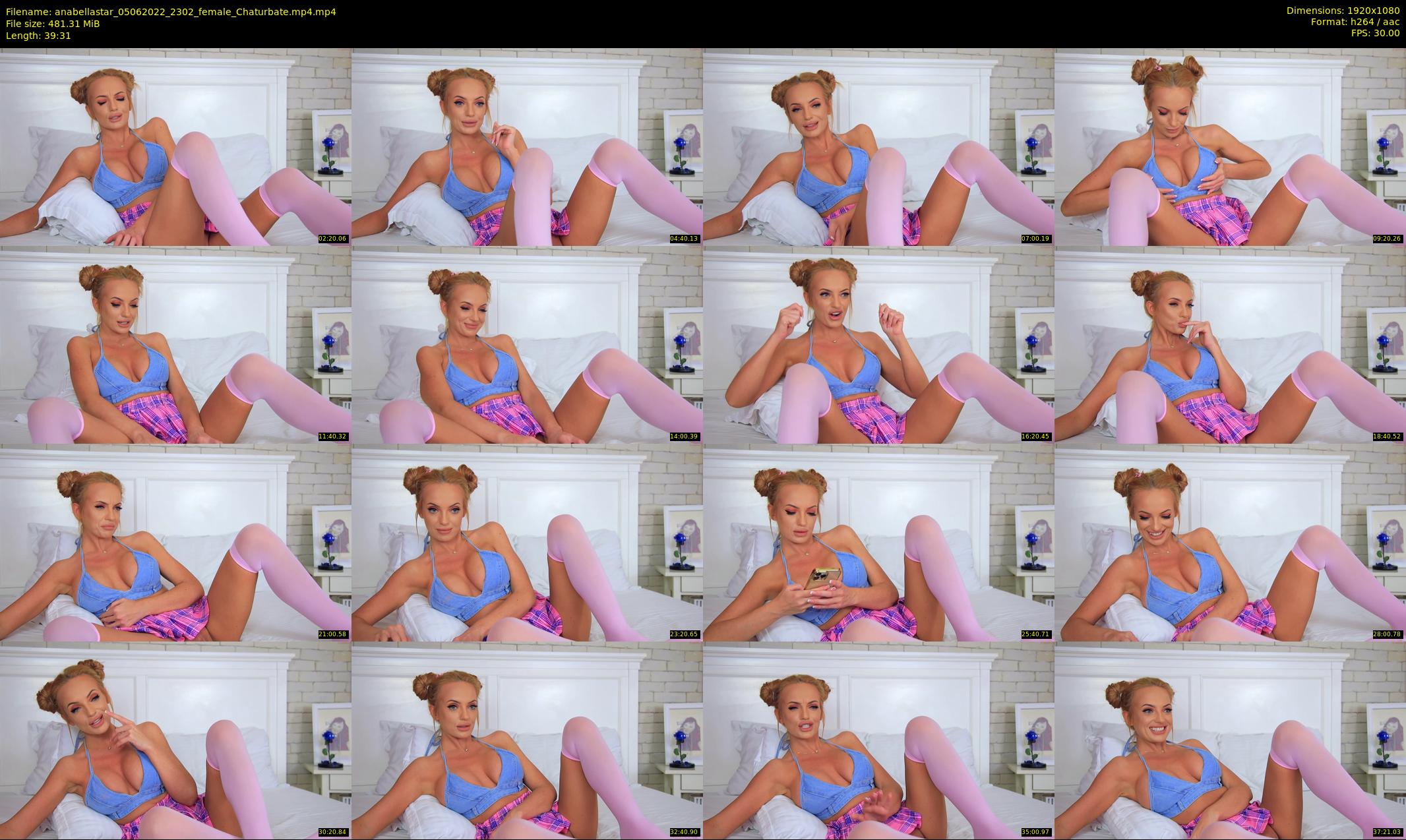 anabellastar — 40 minute Chaturbate female cam show recording, 1080p, Jun 5, 2022
