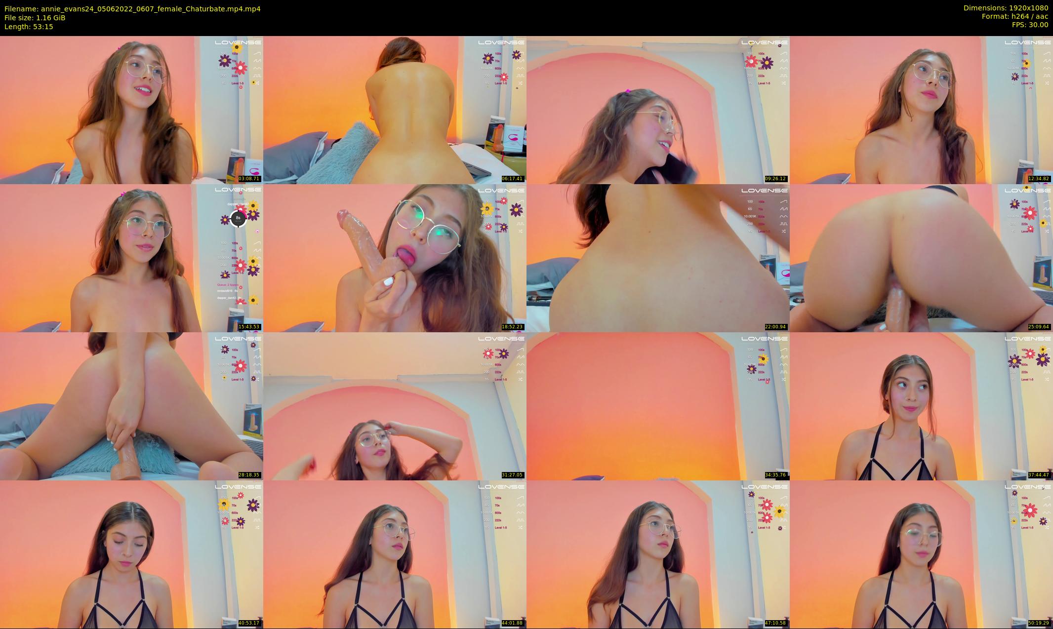annie_evans24 — 54 minute Chaturbate female cam show recording, 1080p, Jun 5, 2022