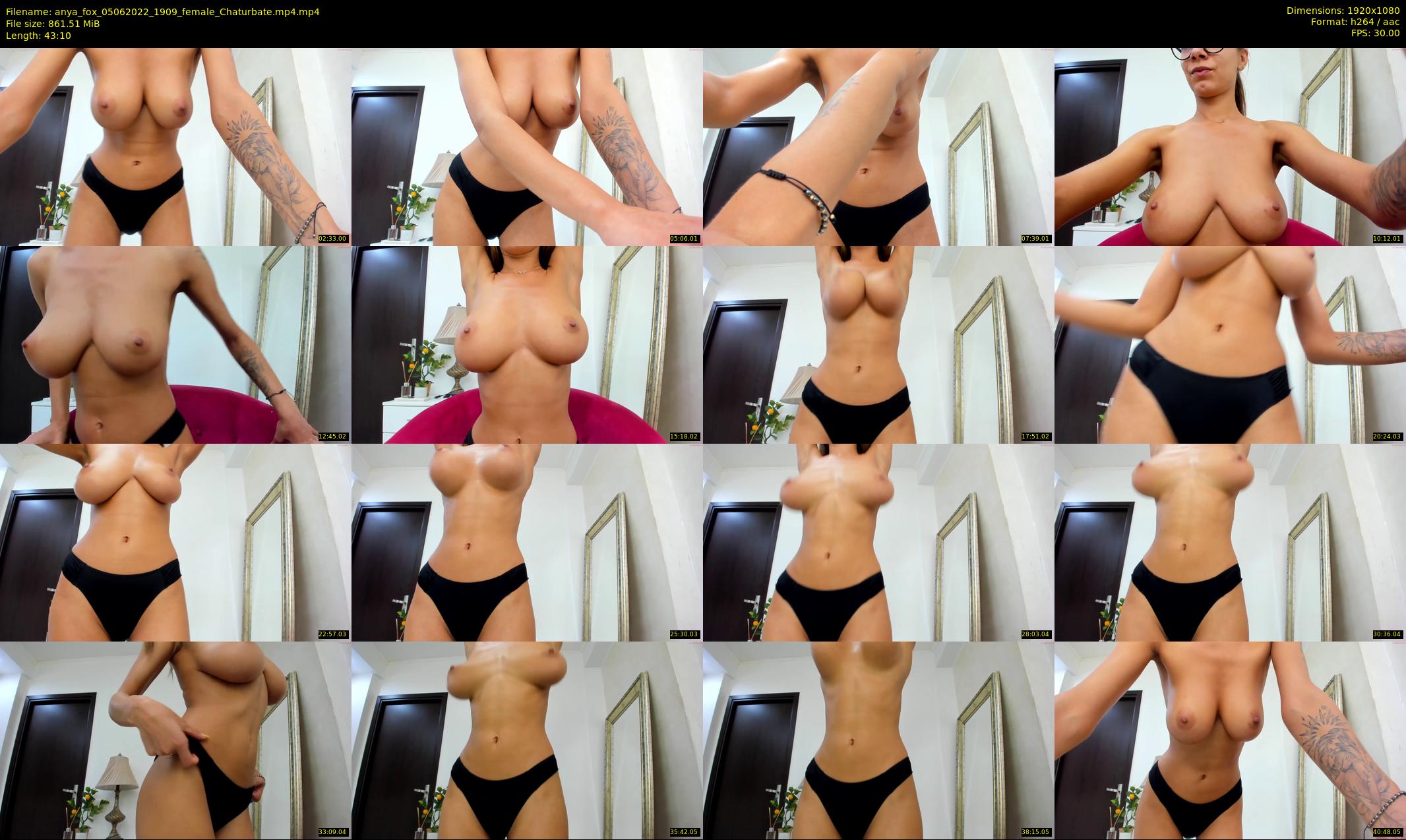anya_fox — 44 minute Chaturbate female cam show recording, 1080p, Jun 5, 2022