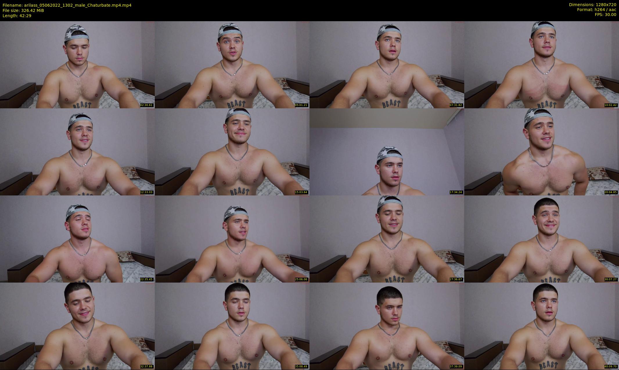arilass — 43 minute Chaturbate male cam show recording, 720p, Jun 5, 2022