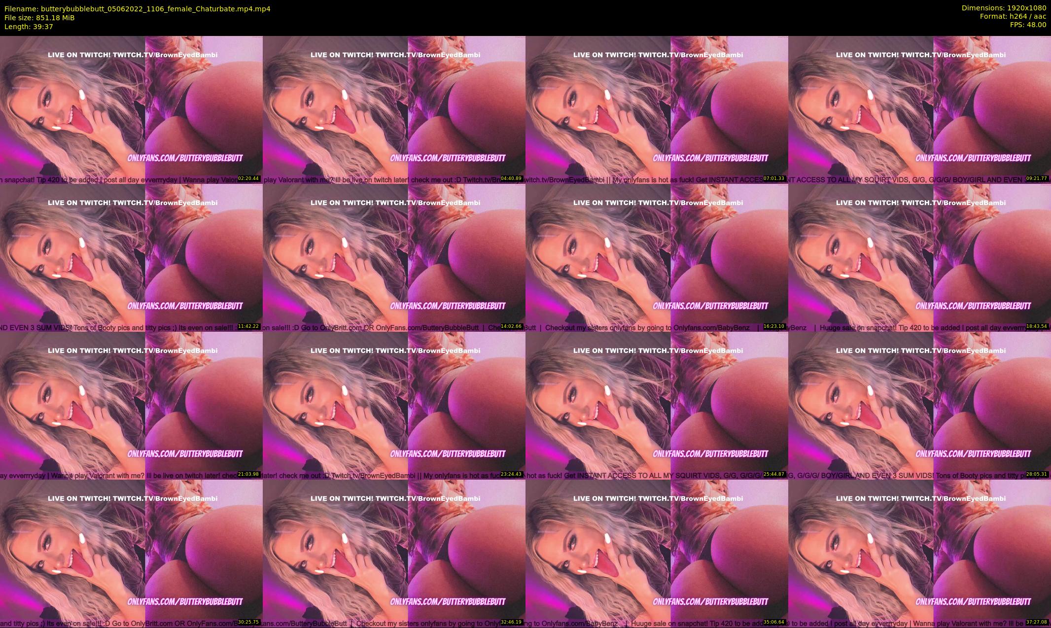 butterybubblebutt — 40 minute Chaturbate couple cam show recording, 1080p, Jun 5, 2022
