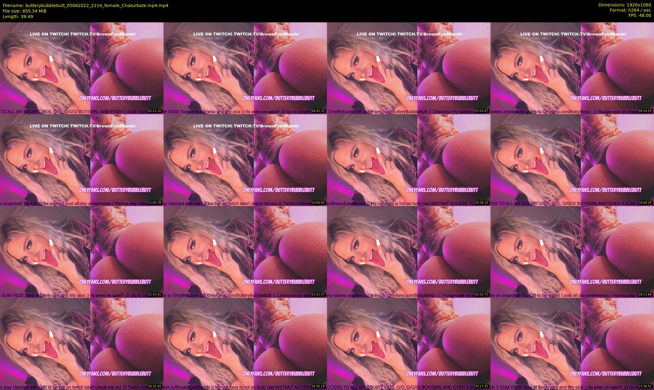 butterybubblebutt — 40 minute Chaturbate couple cam show recording, 1080p, Jun 5, 2022