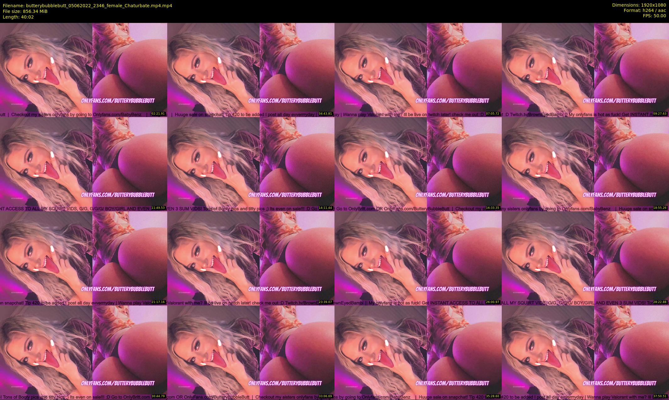butterybubblebutt — 41 minute Chaturbate couple cam show recording, 1080p, Jun 5, 2022