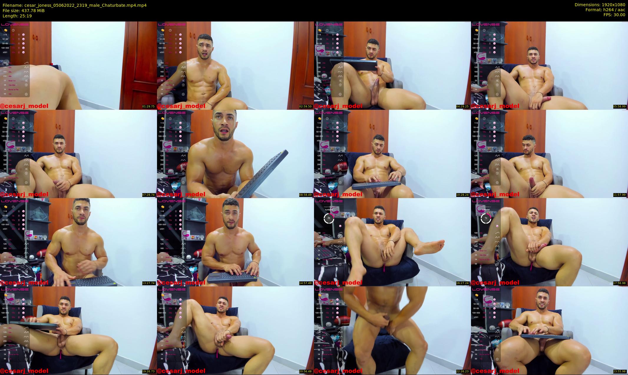 cesar_joness — 26 minute Chaturbate male cam show recording, 1080p, Jun 5, 2022