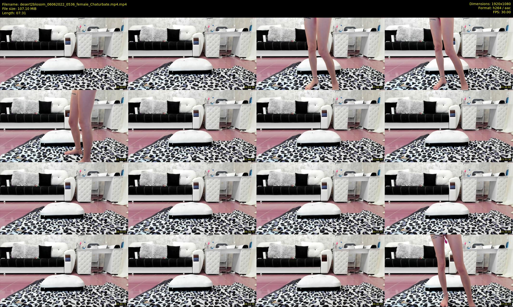 desert2blosom — 8 minute Chaturbate female cam show recording, 1080p, Jun 6, 2022