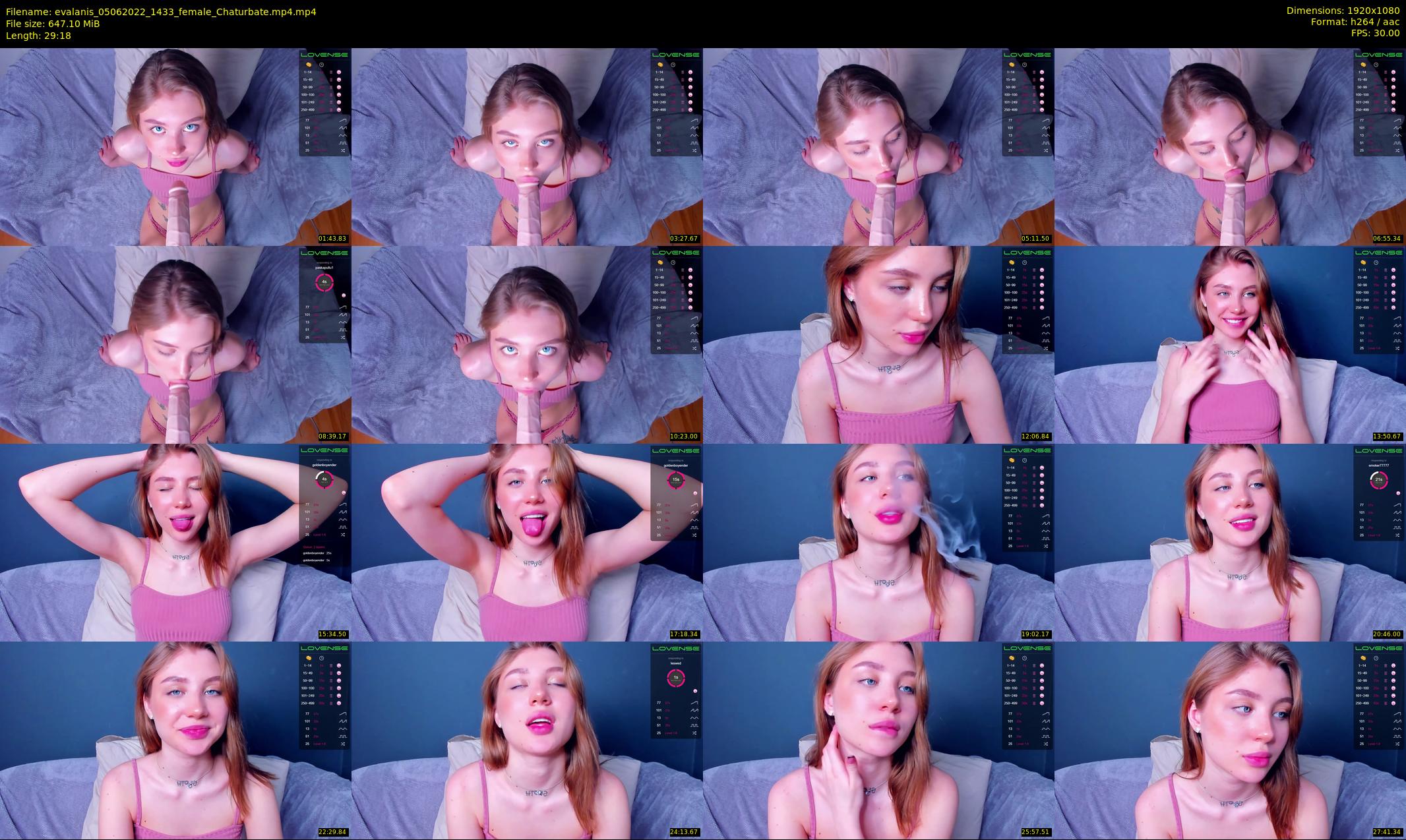 evalanis — 30 minute Chaturbate couple cam show recording, 1080p, Jun 5, 2022