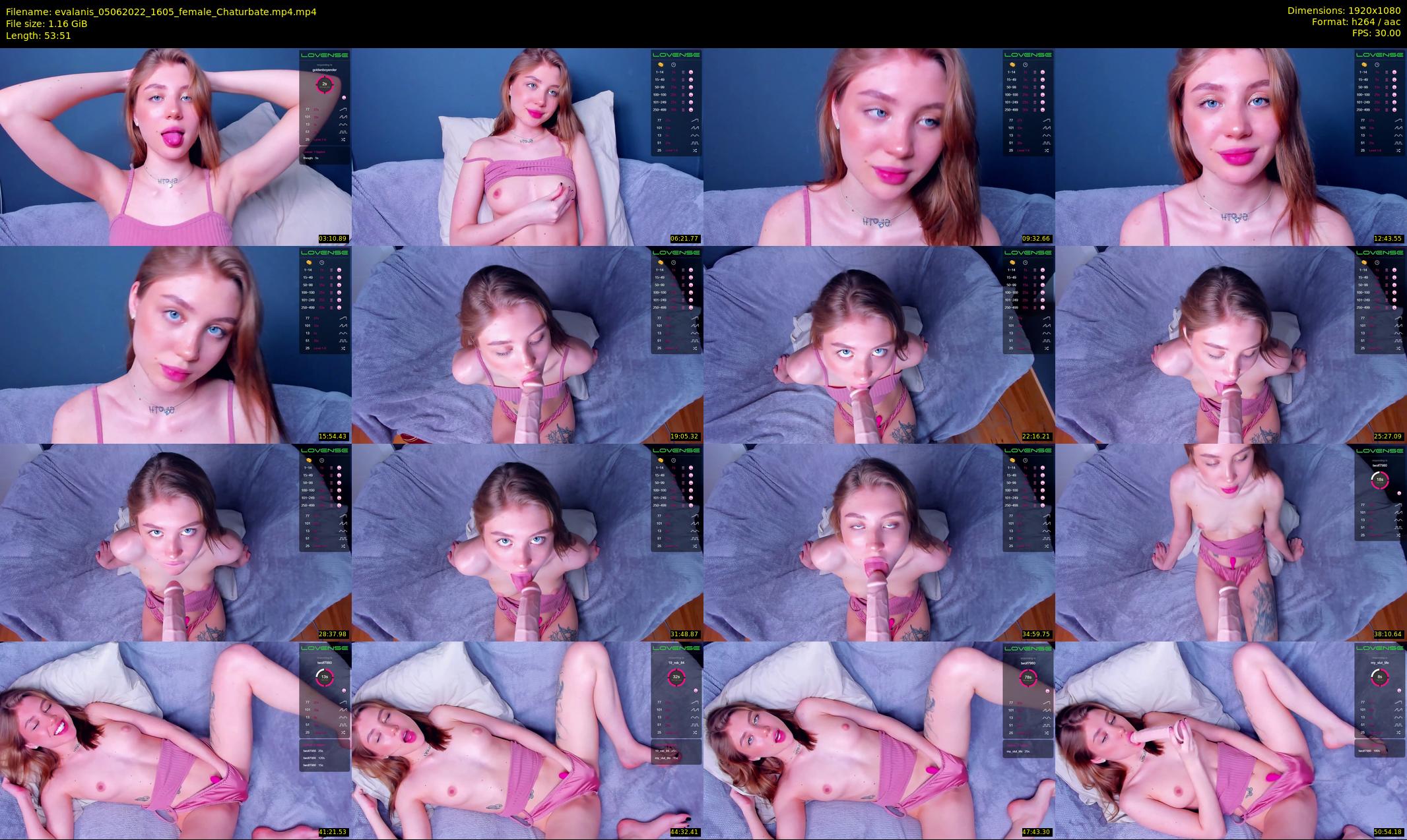 evalanis — 54 minute Chaturbate couple cam show recording, 1080p, Jun 5, 2022