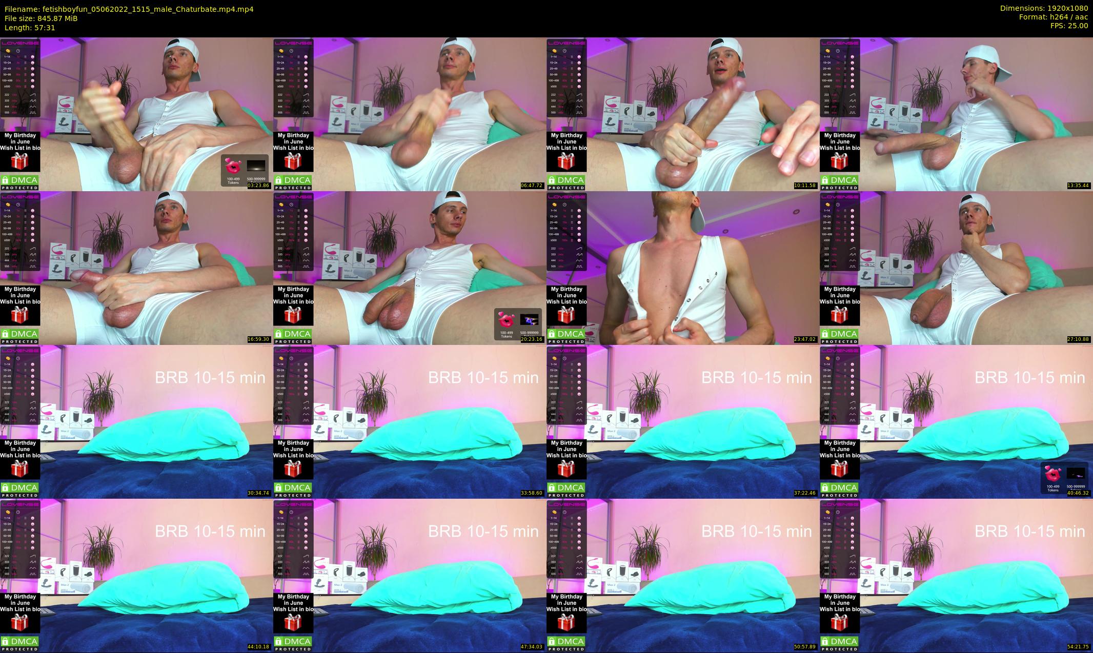 fetishboyfun — 58 minute Chaturbate male cam show recording, 1080p, Jun 5, 2022