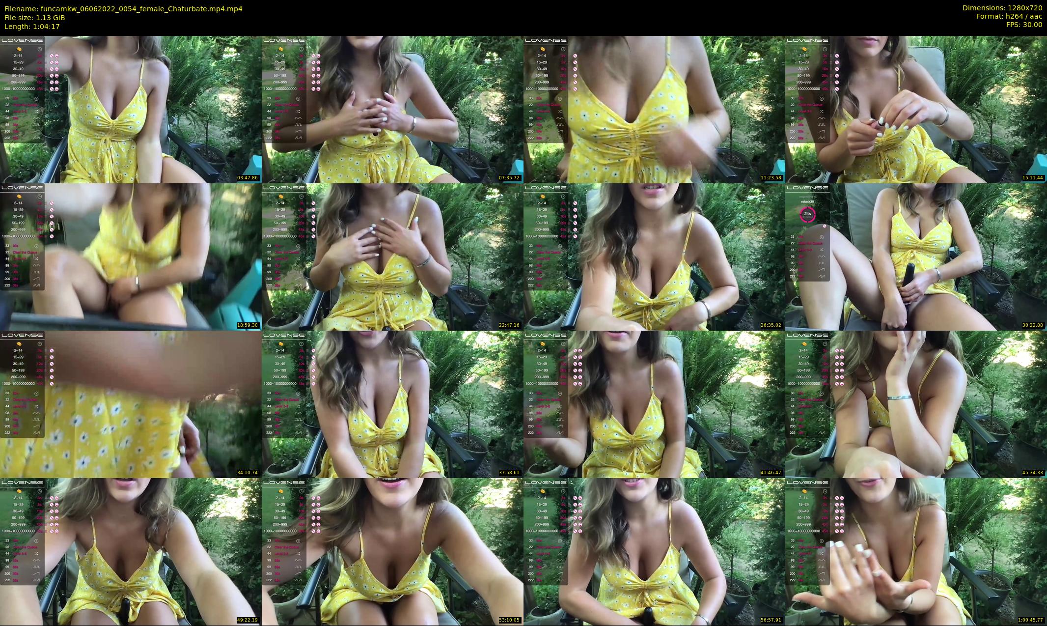 funcamkw — 65 minute Chaturbate female cam show recording, 720p, Jun 6, 2022