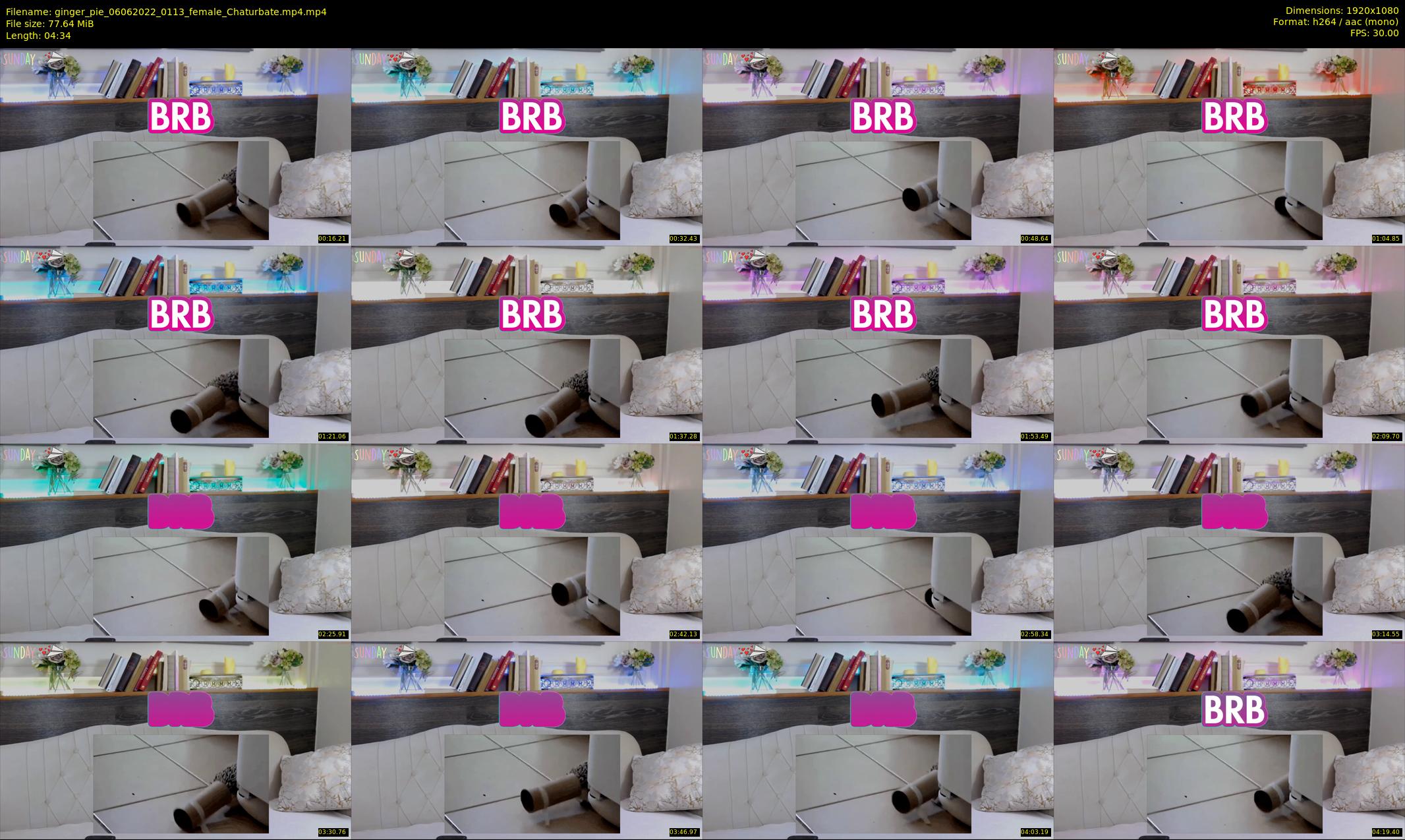 ginger_pie — 5 minute Chaturbate female cam show recording, 1080p, Jun 6, 2022