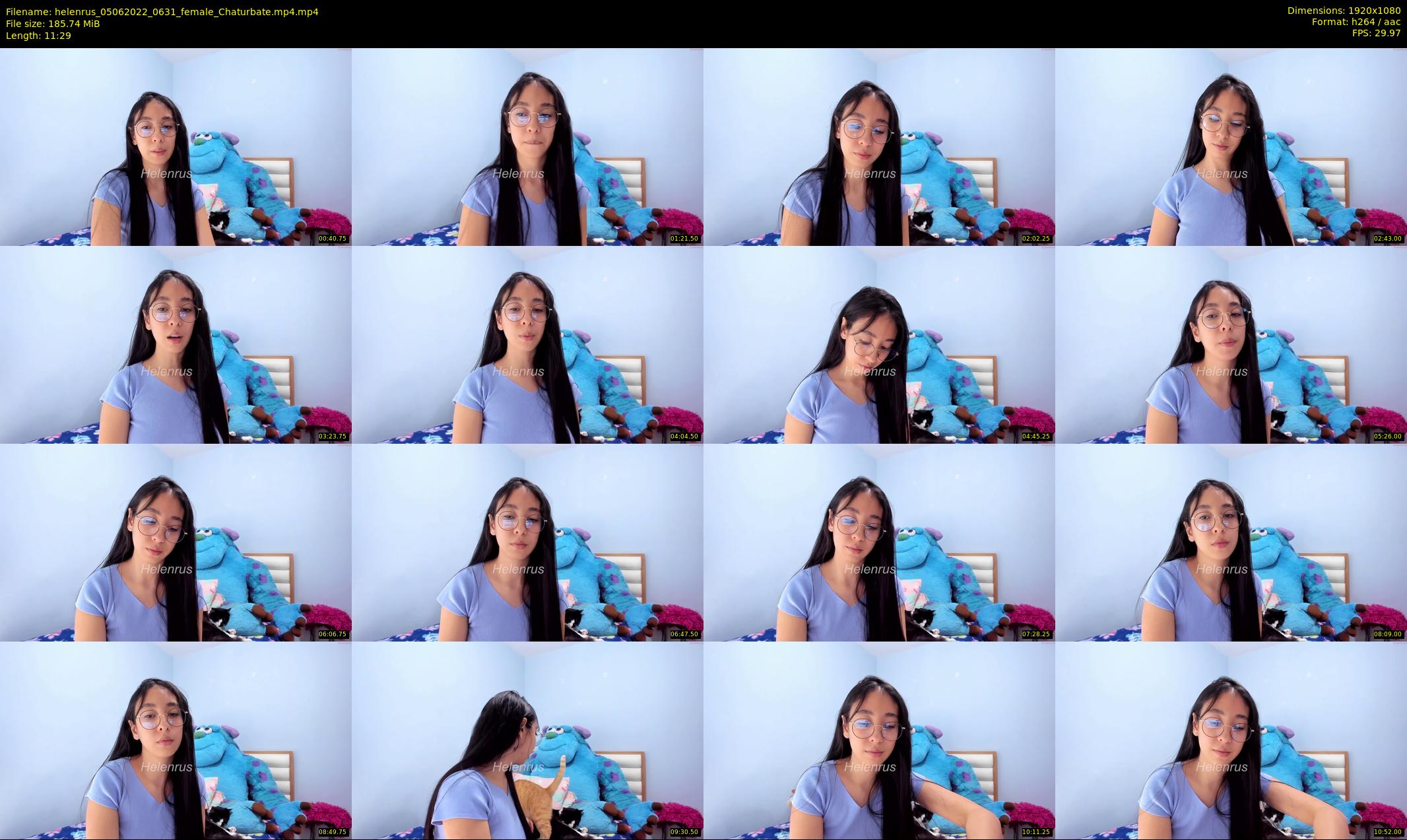 helenrus — 12 minute Chaturbate female cam show recording, 1080p, Jun 5, 2022