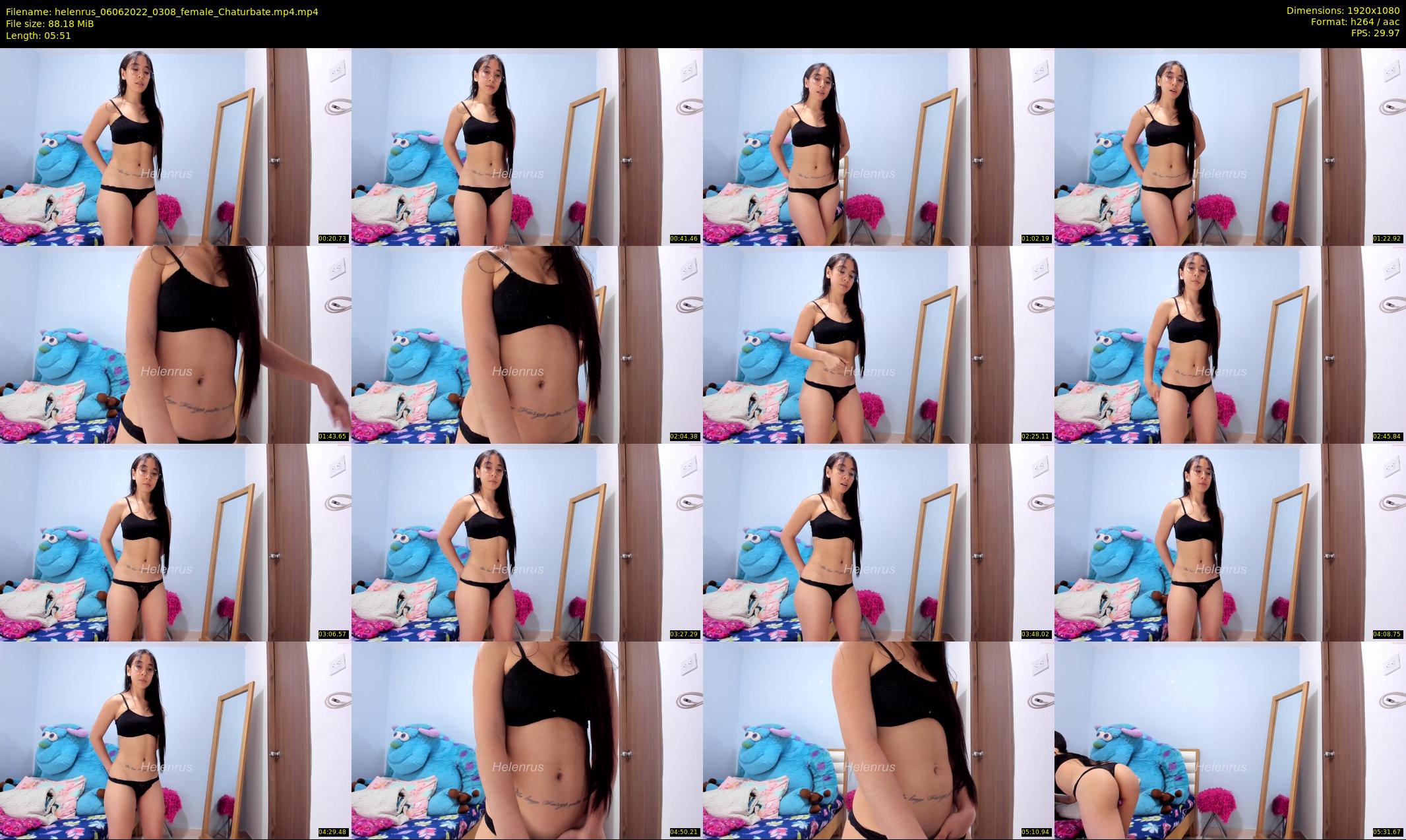 helenrus — 6 minute Chaturbate female cam show recording, 1080p, Jun 6, 2022