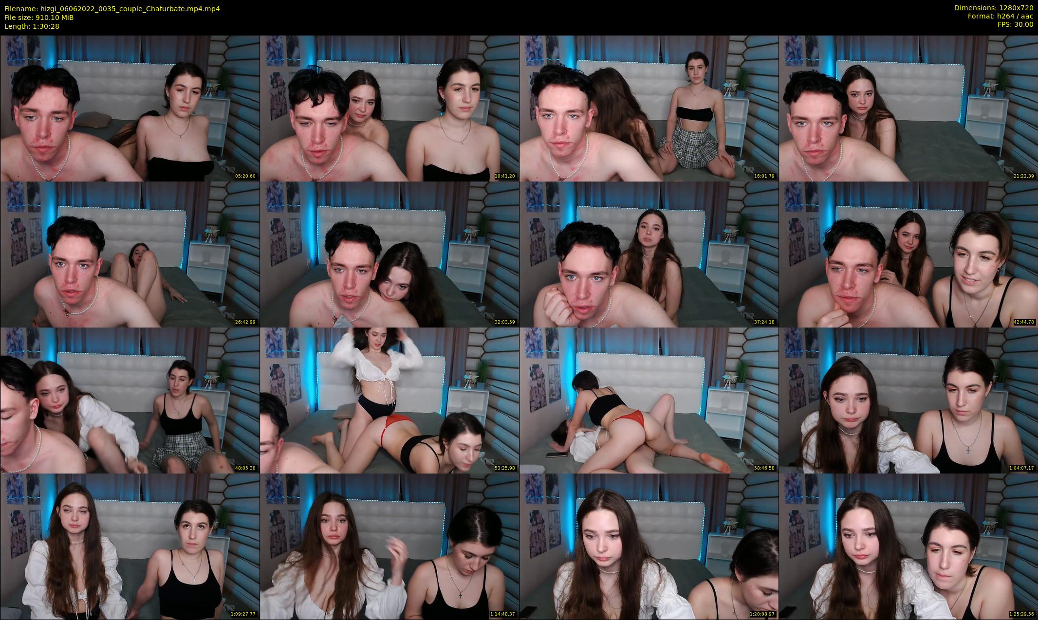 hizgi — 91 minute Chaturbate couple cam show recording, 720p, Jun 6, 2022