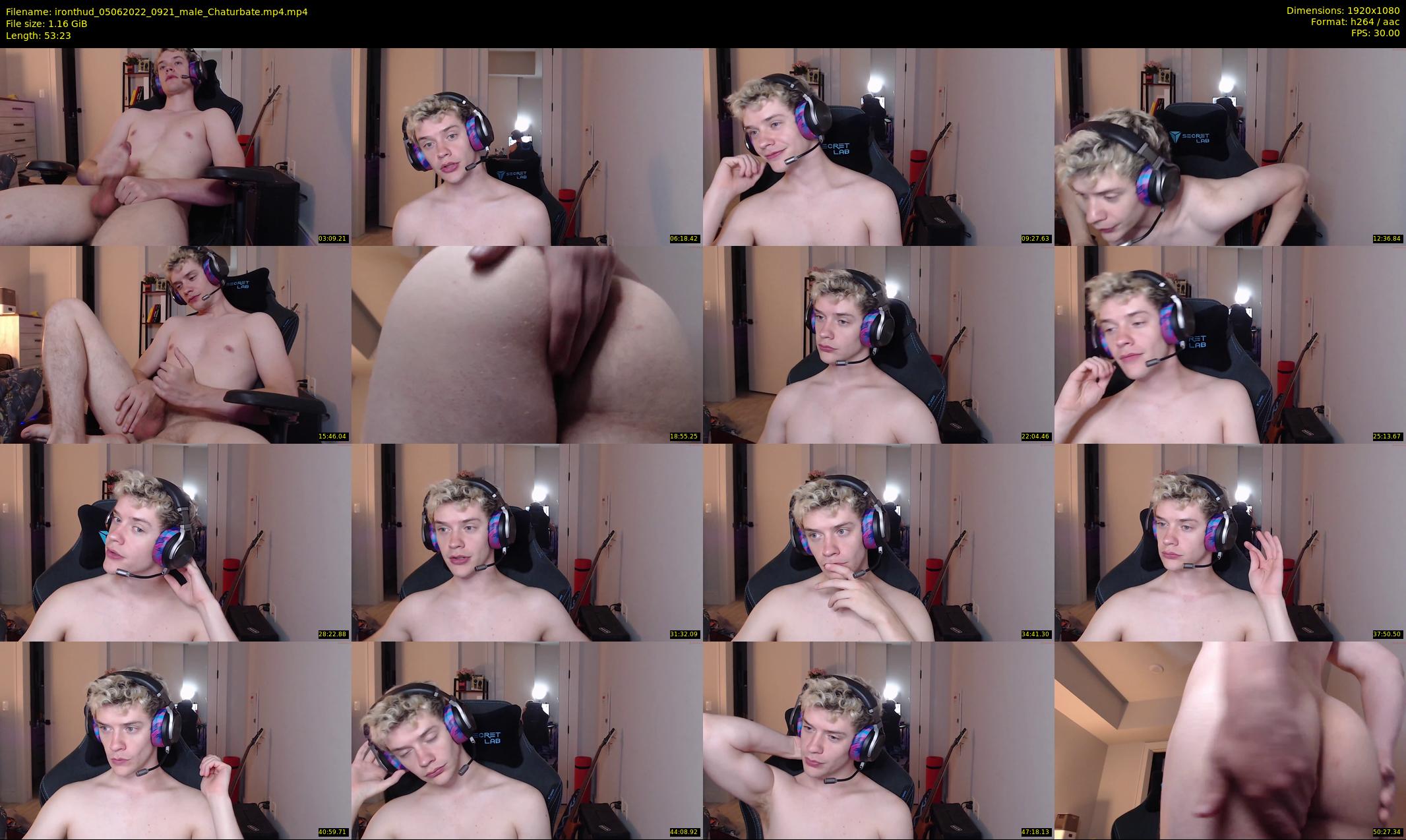 ironthud — 54 minute Chaturbate male cam show recording, 1080p, Jun 5, 2022
