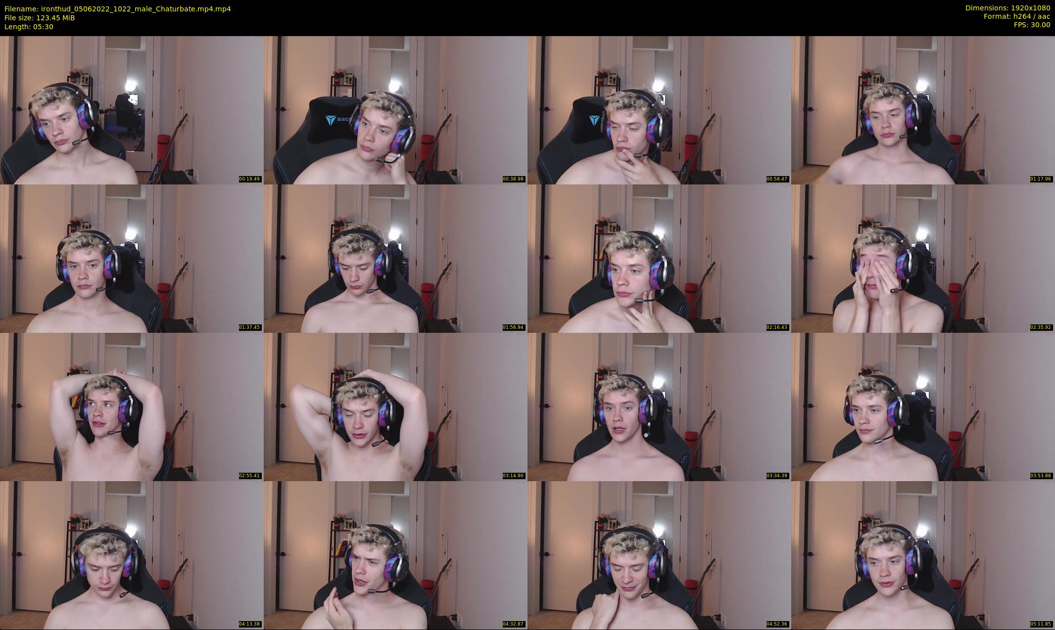 ironthud — 6 minute Chaturbate male cam show recording, 1080p, Jun 5, 2022