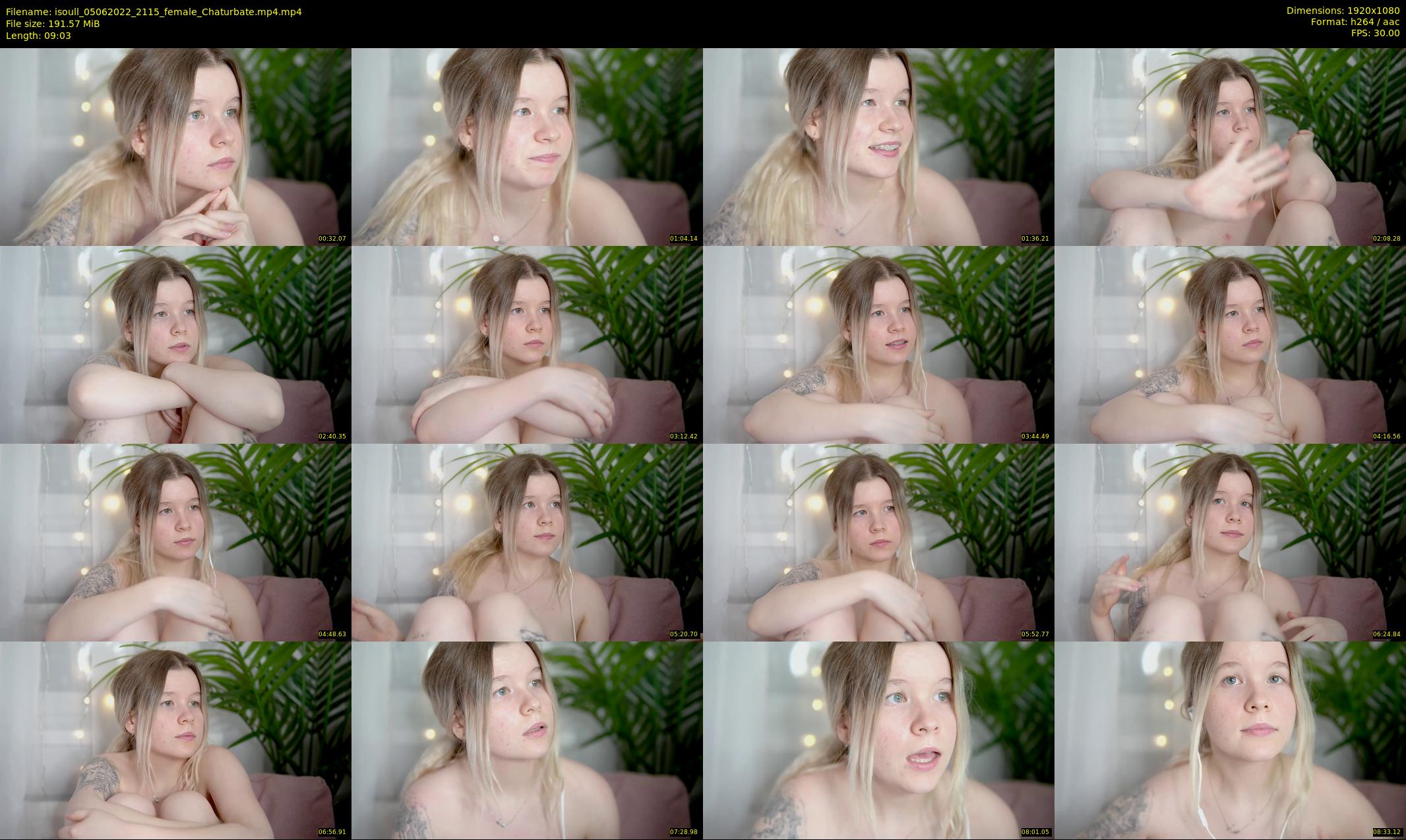 isoull — 10 minute Chaturbate female cam show recording, 1080p, Jun 5, 2022