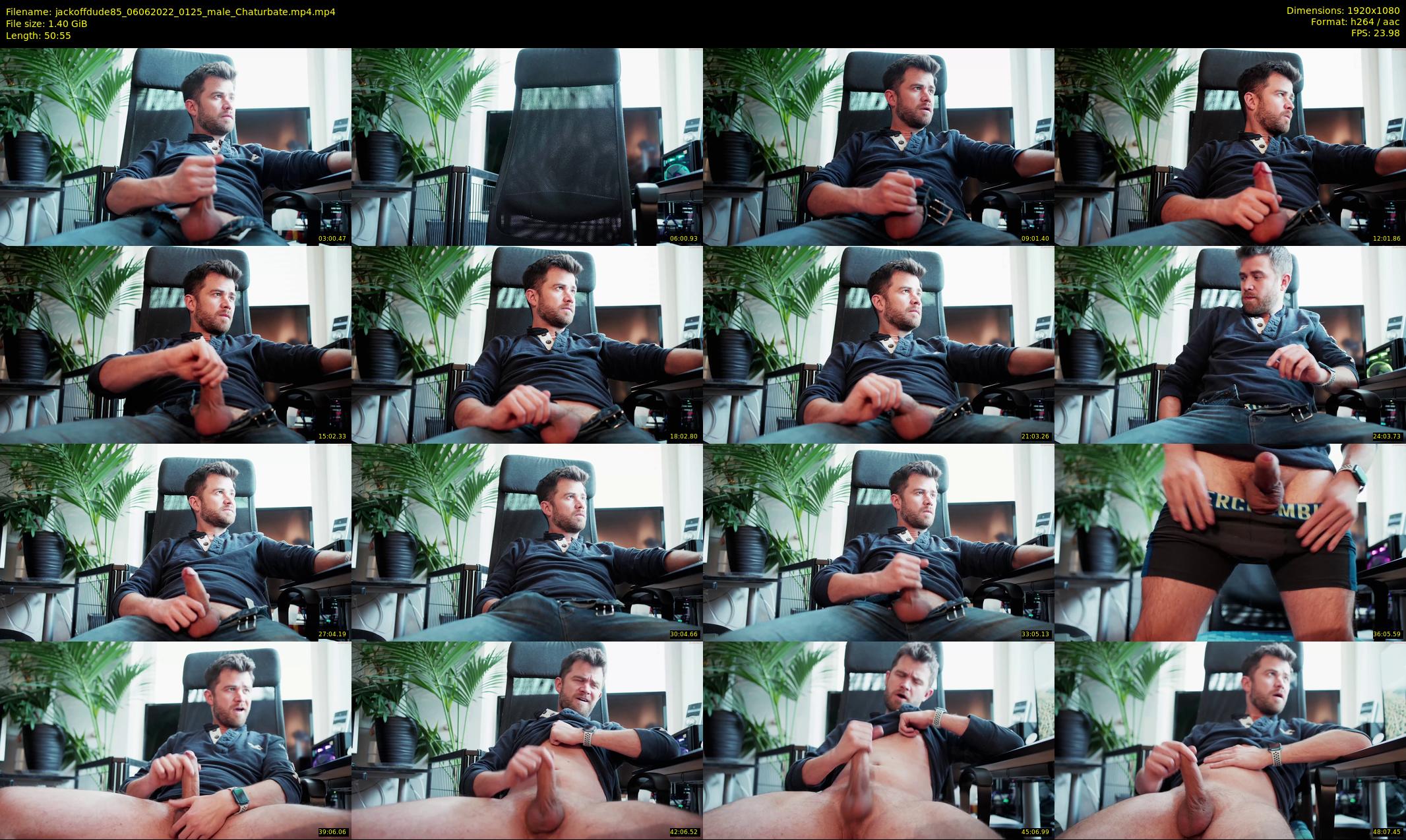 jackoffdude85 — 51 minute Chaturbate male cam show recording, 1080p, Jun 6, 2022