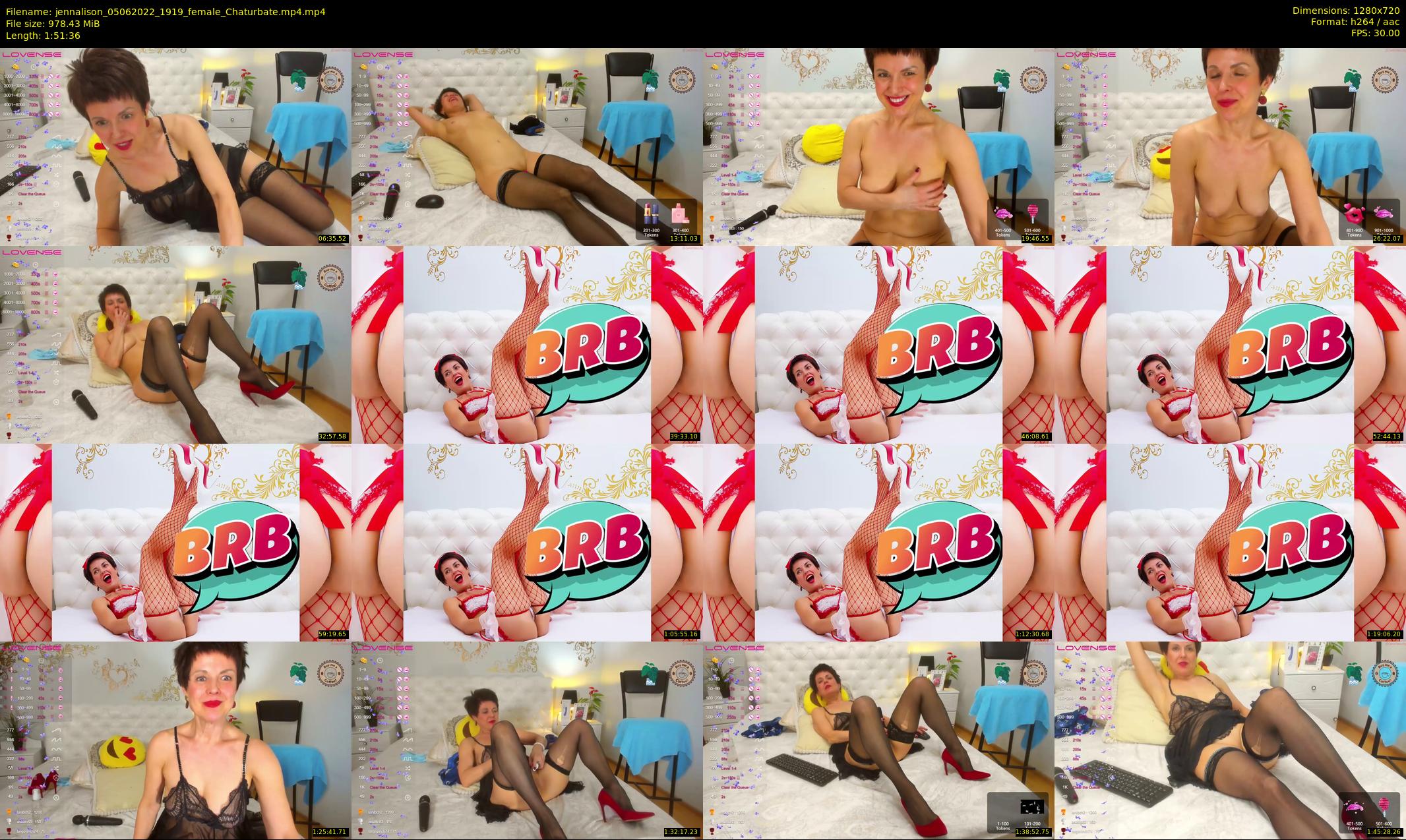 jennalison — 112 minute Chaturbate female cam show recording, 720p, Jun 5, 2022