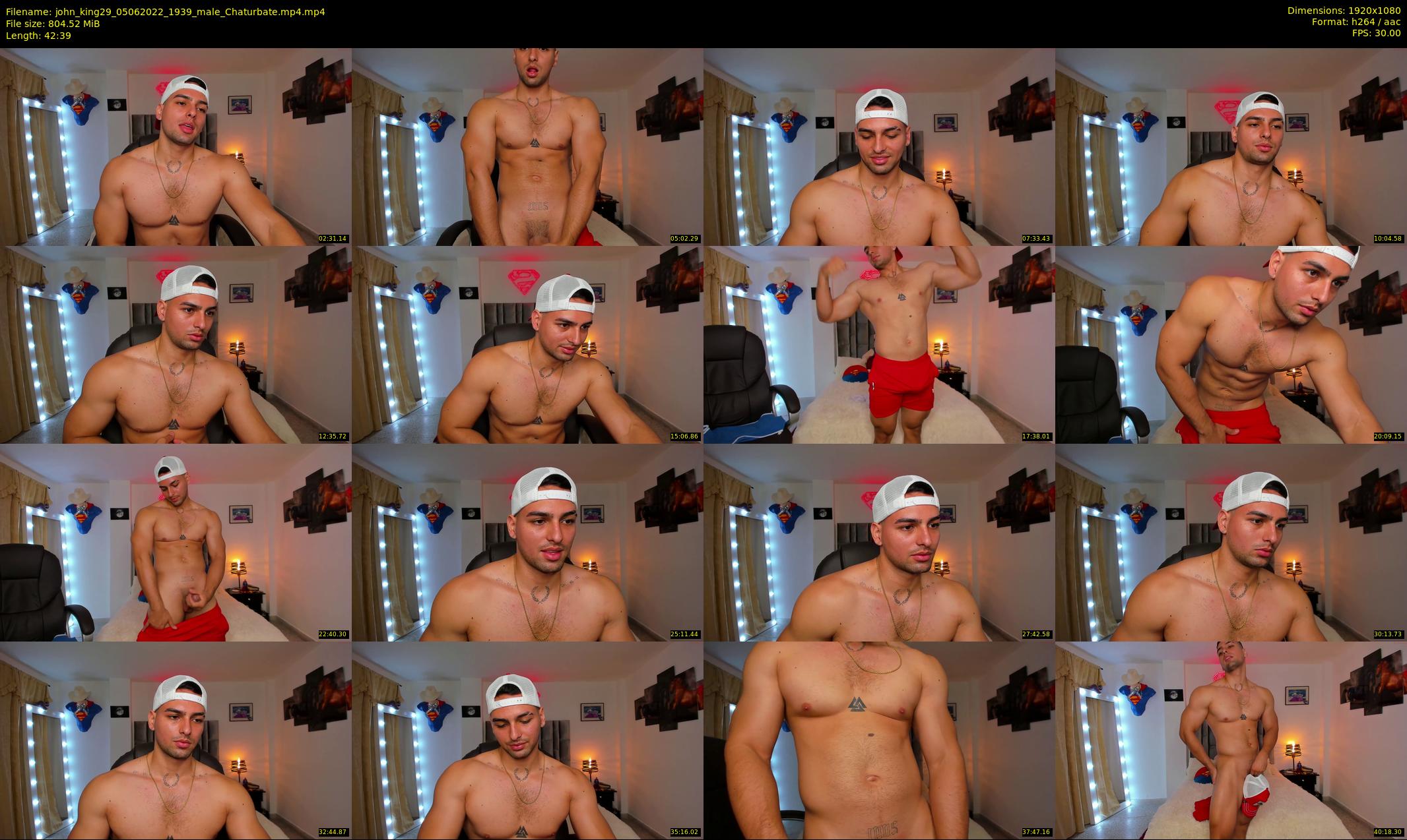 john_king29 — 43 minute Chaturbate male cam show recording, 1080p, Jun 5, 2022
