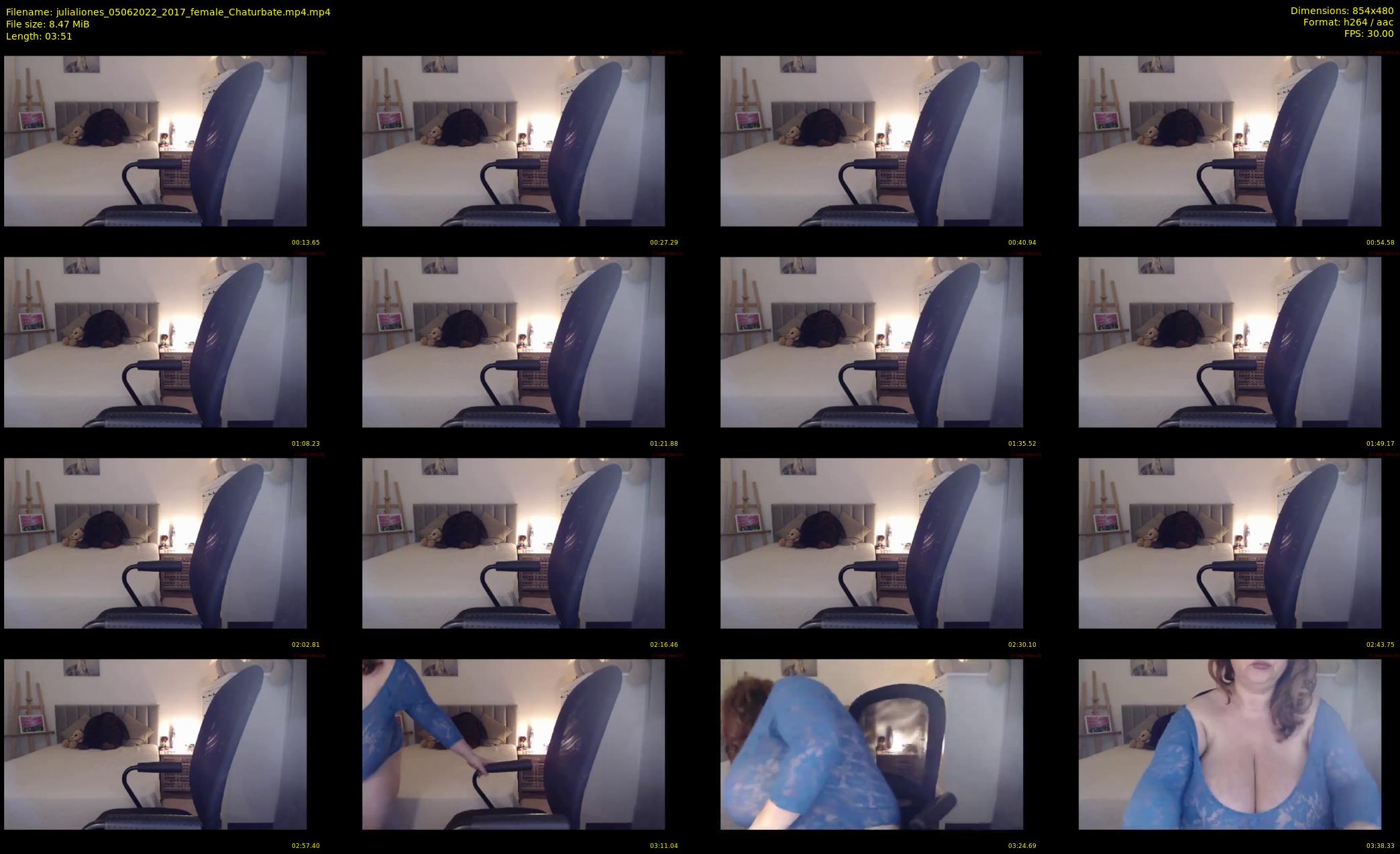julialiones — 4 minute Chaturbate female cam show recording, 480p, Jun 5, 2022
