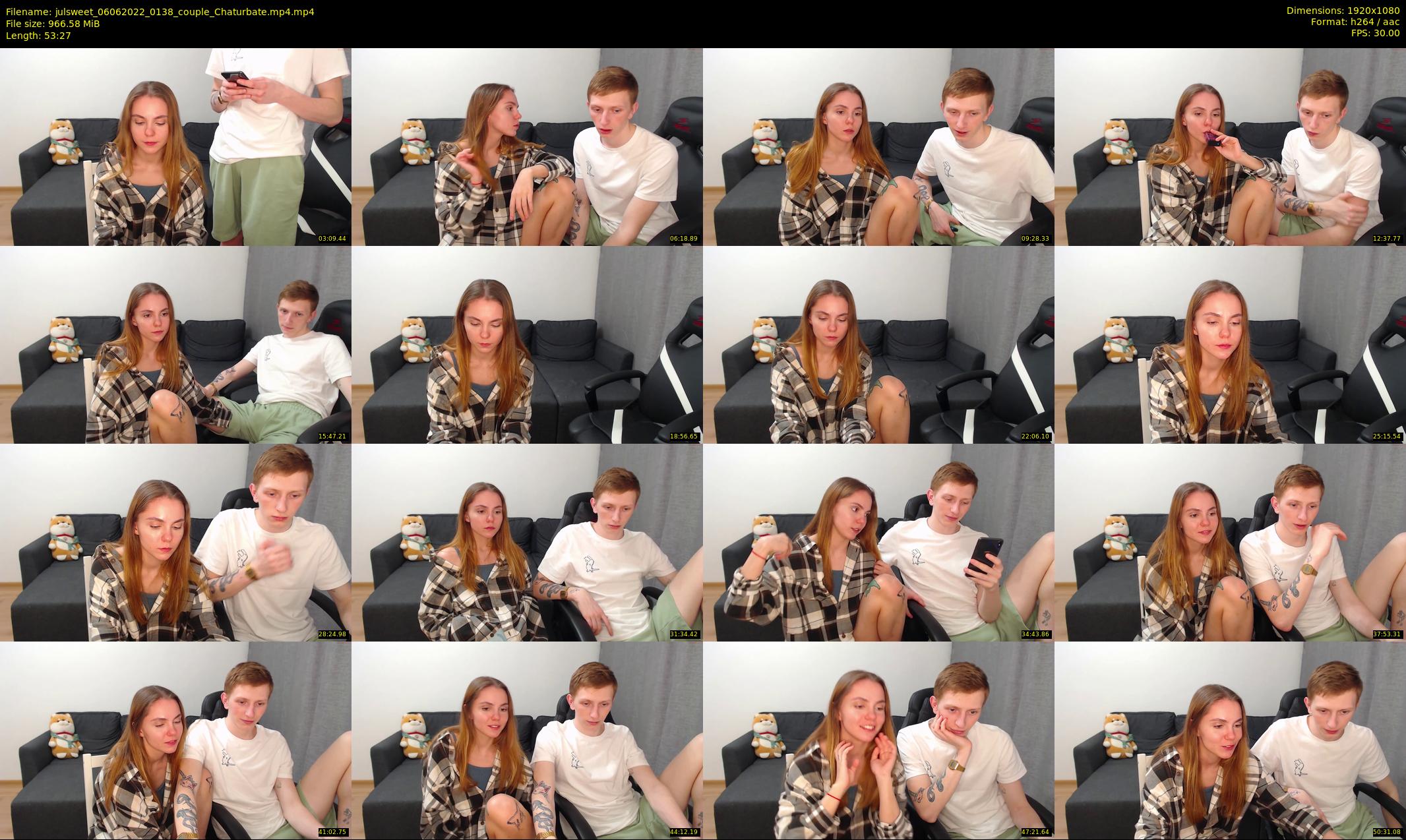julsweet — 54 minute Chaturbate male cam show recording, 1080p, Jun 6, 2022