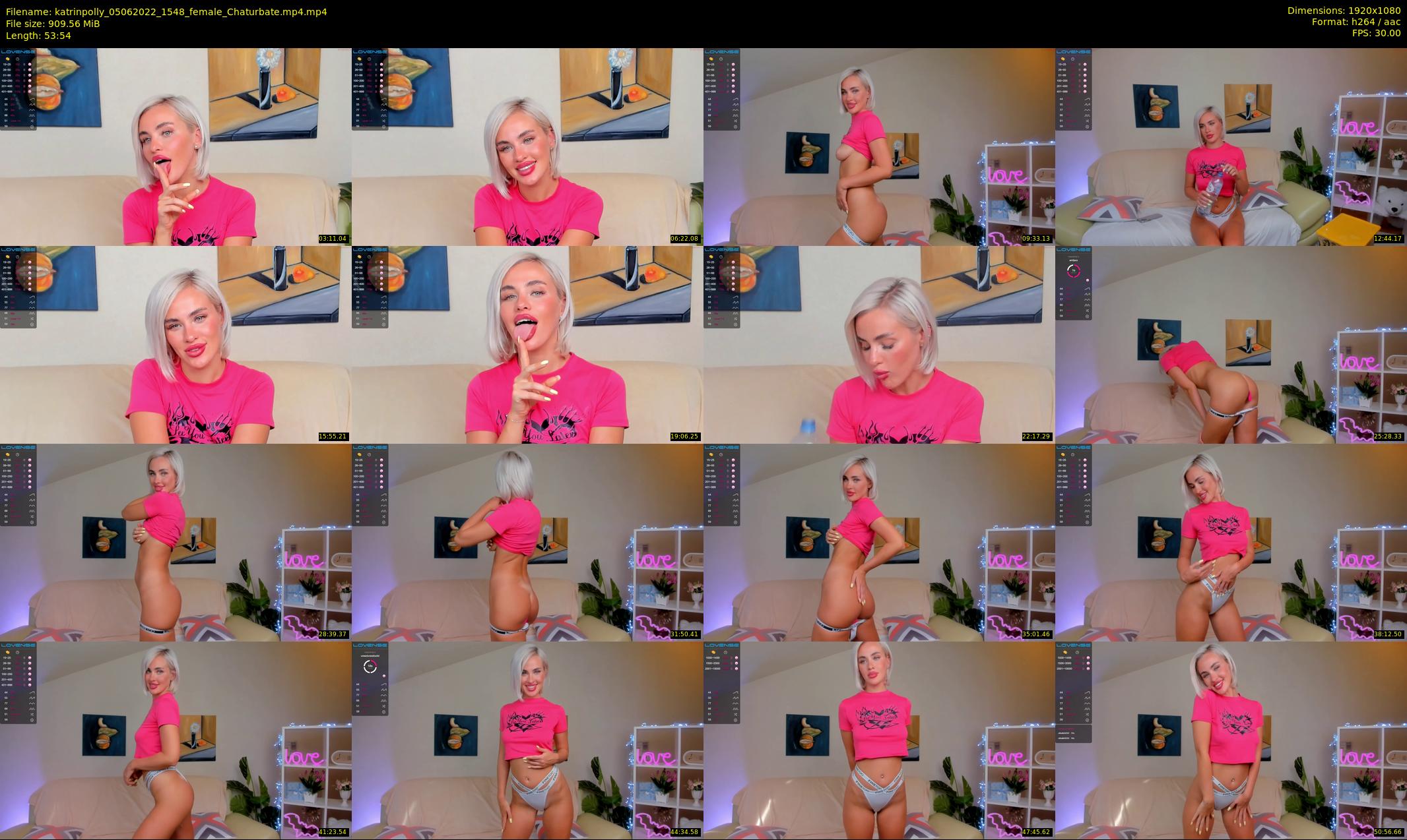 katrinpolly — 54 minute Chaturbate couple cam show recording, 1080p, Jun 5, 2022