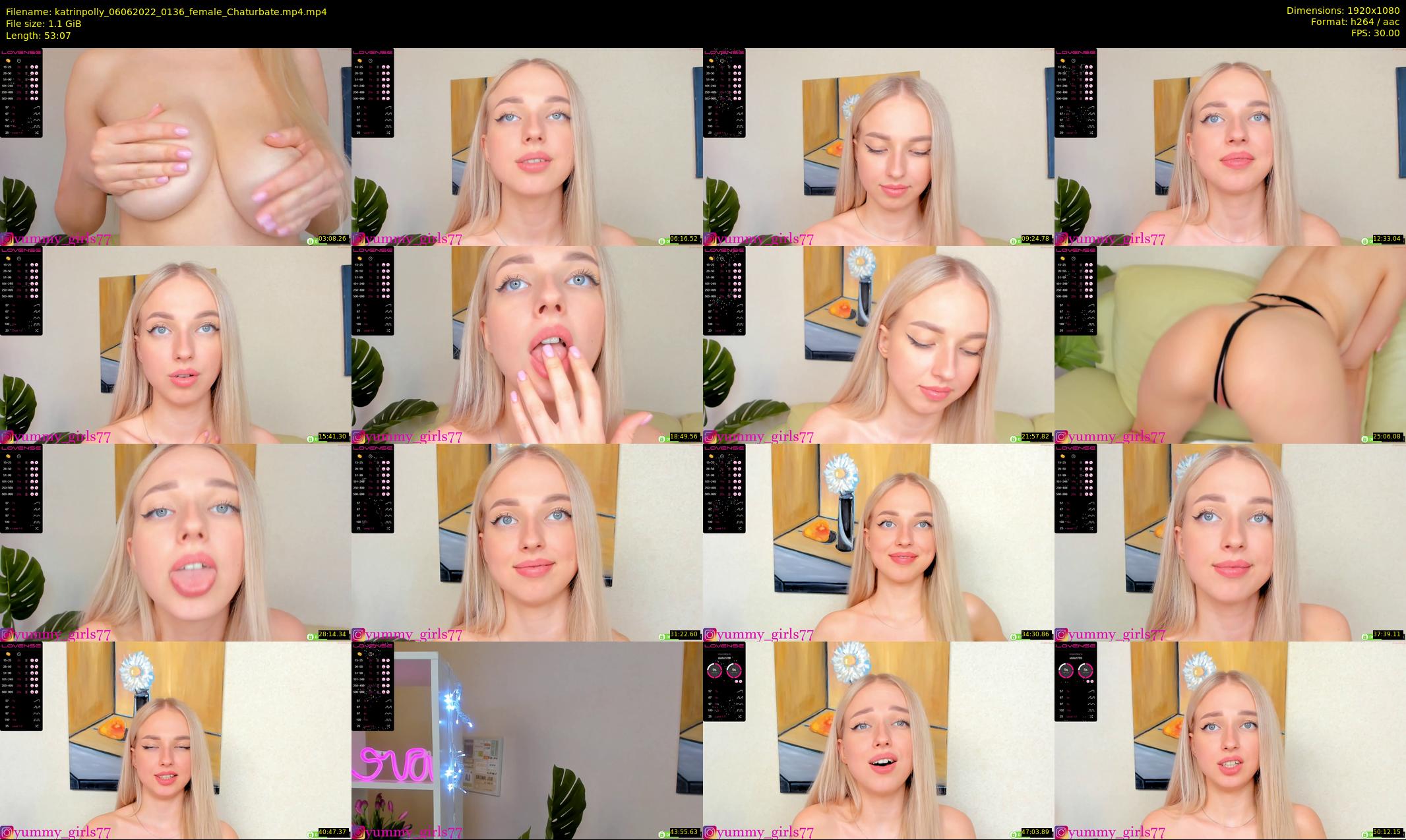 katrinpolly — 54 minute Chaturbate couple cam show recording, 1080p, Jun 6, 2022