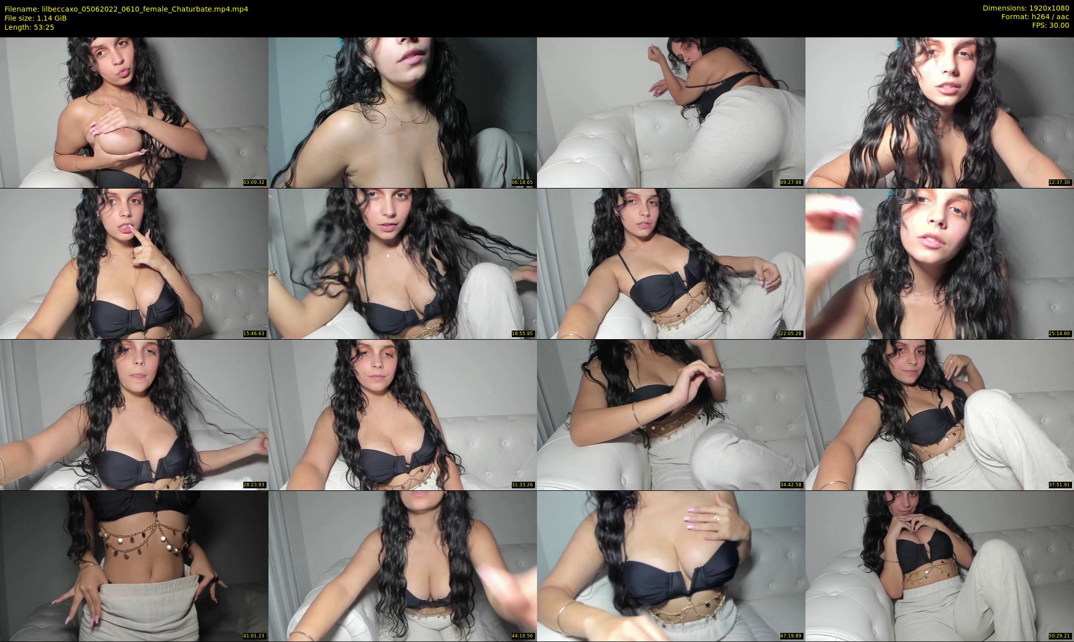 lilbeccaxo — 54 minute Chaturbate female cam show recording, 1080p, Jun 5, 2022