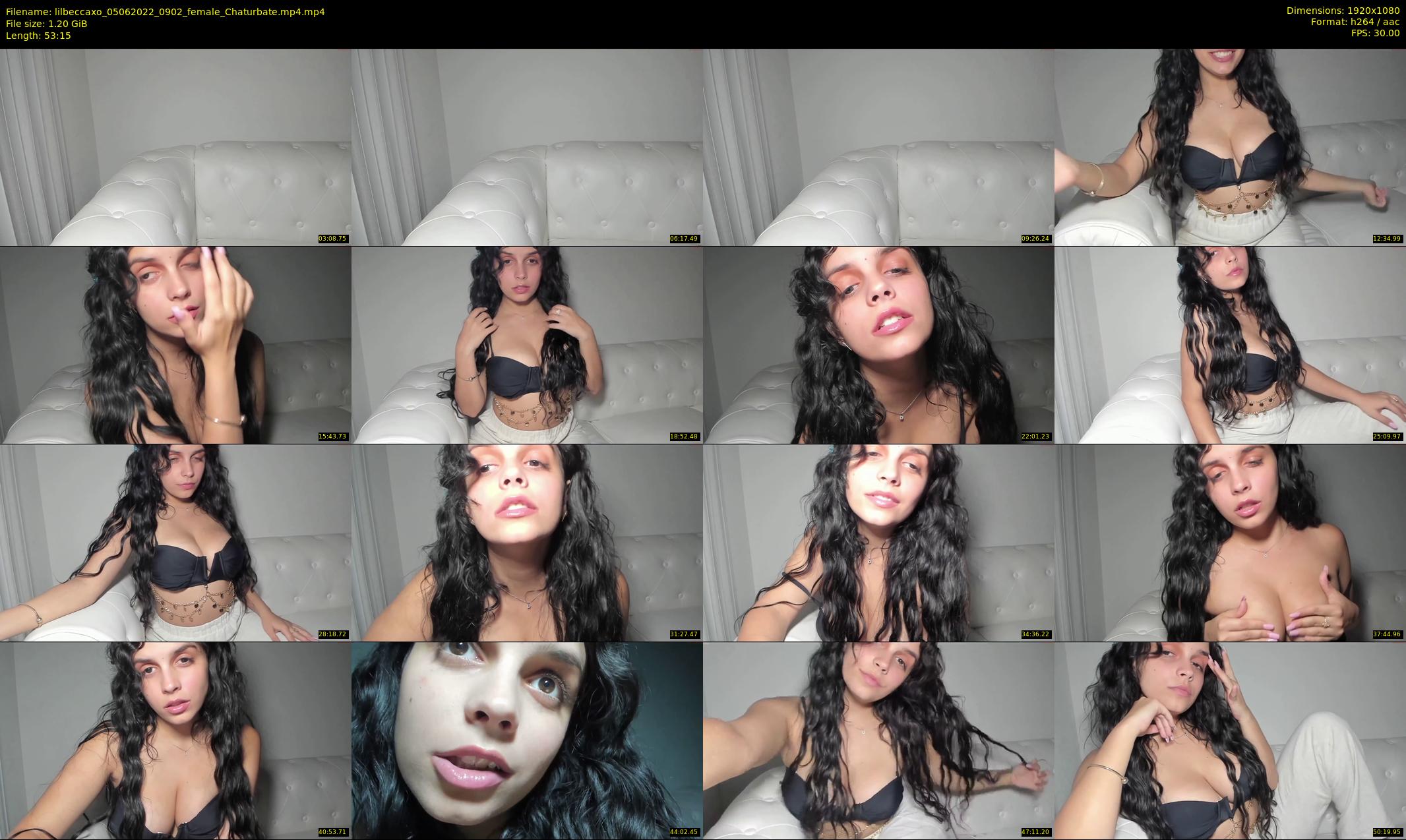 lilbeccaxo — 54 minute Chaturbate female cam show recording, 1080p, Jun 5, 2022