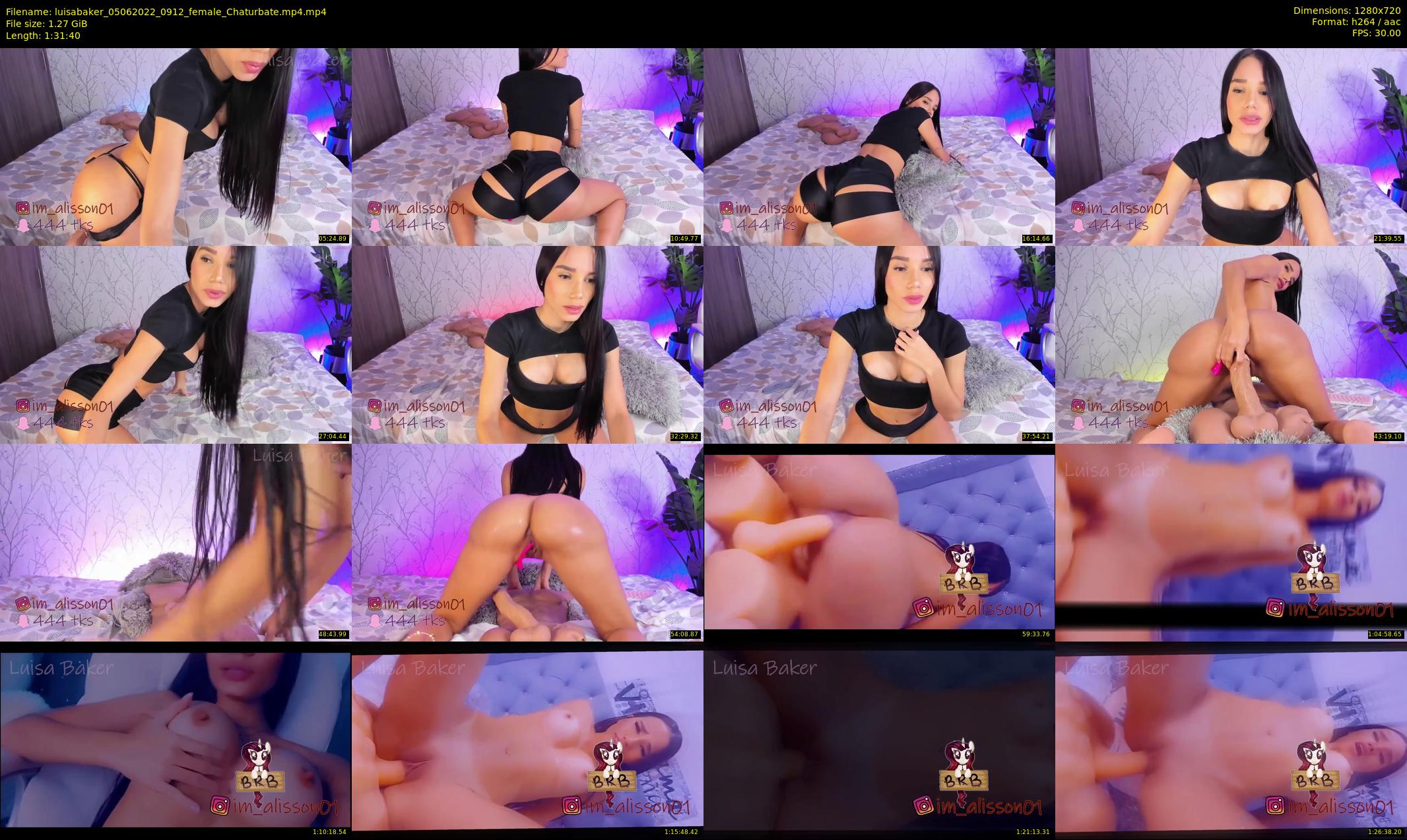 luisabaker — 92 minute Chaturbate female cam show recording, 720p, Jun 5, 2022