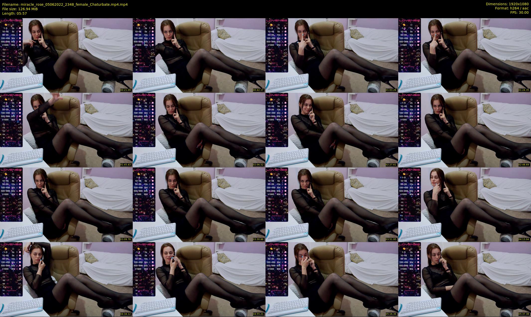 miracle_rose — 6 minute Chaturbate female cam show recording, 1080p, Jun 5, 2022