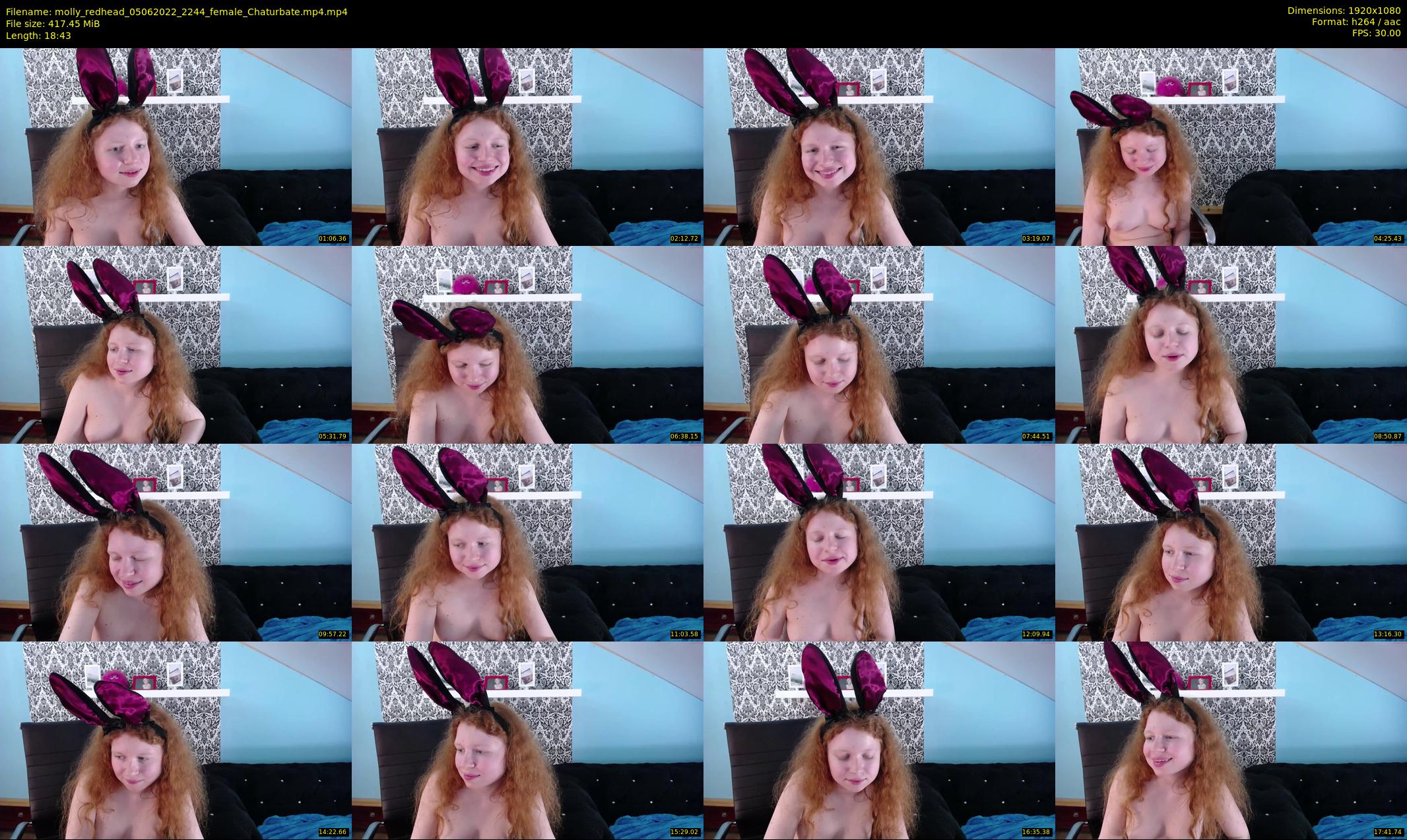 molly_redhead — 19 minute Chaturbate female cam show recording, 1080p, Jun 5, 2022