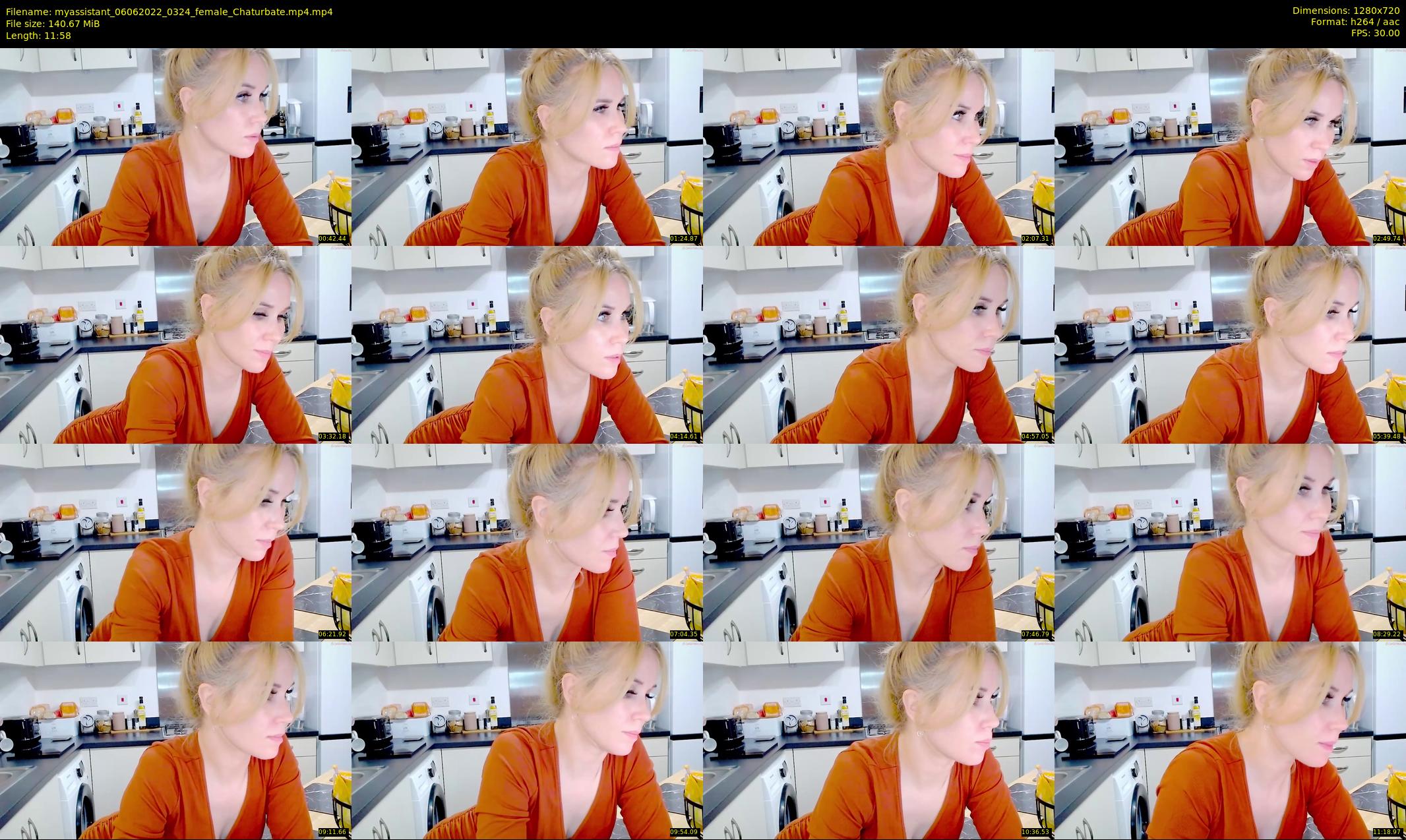 myassistant — 12 minute Chaturbate female cam show recording, 720p, Jun 6, 2022