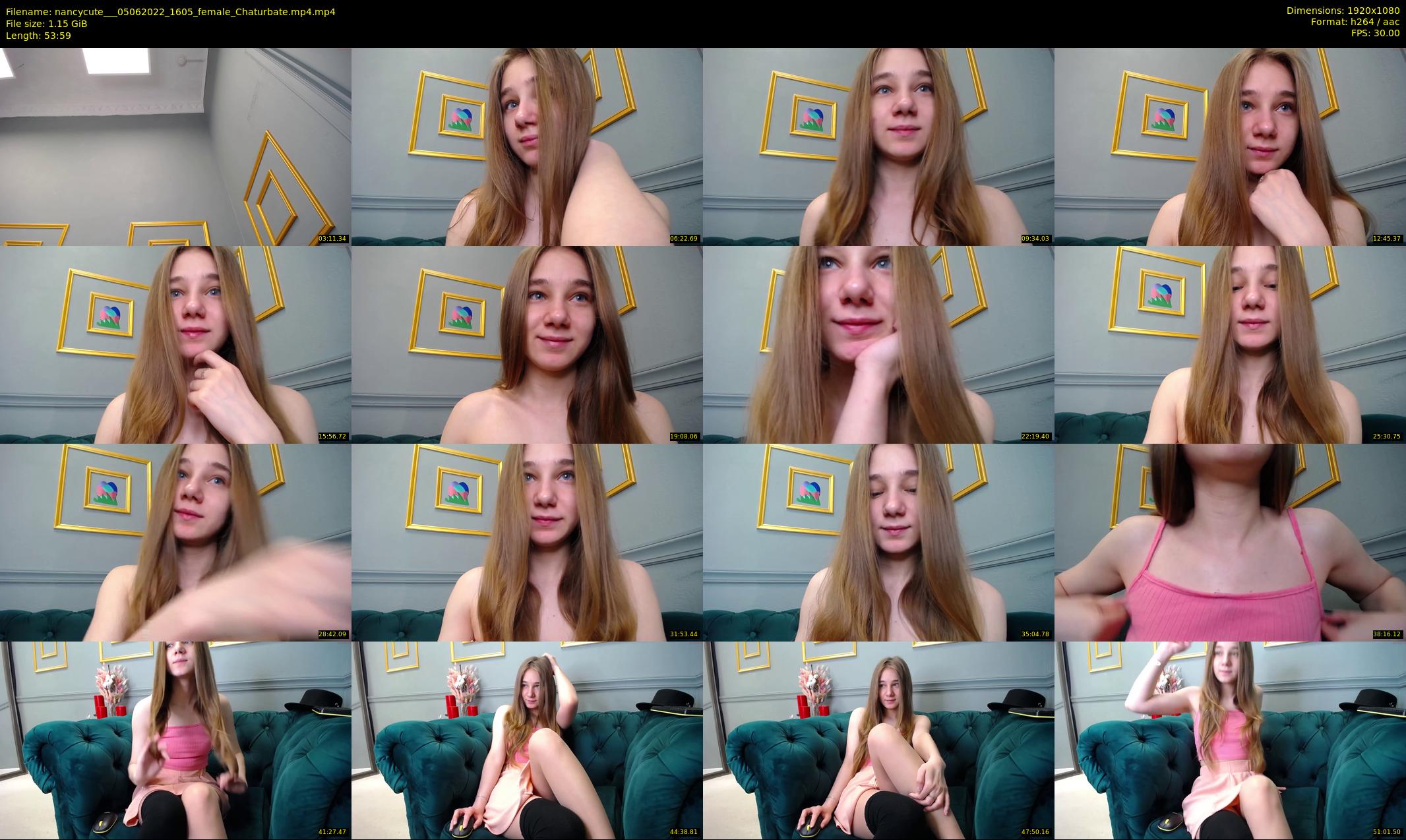 nancycute__ — 54 minute Chaturbate female cam show recording, 1080p, Jun 5, 2022