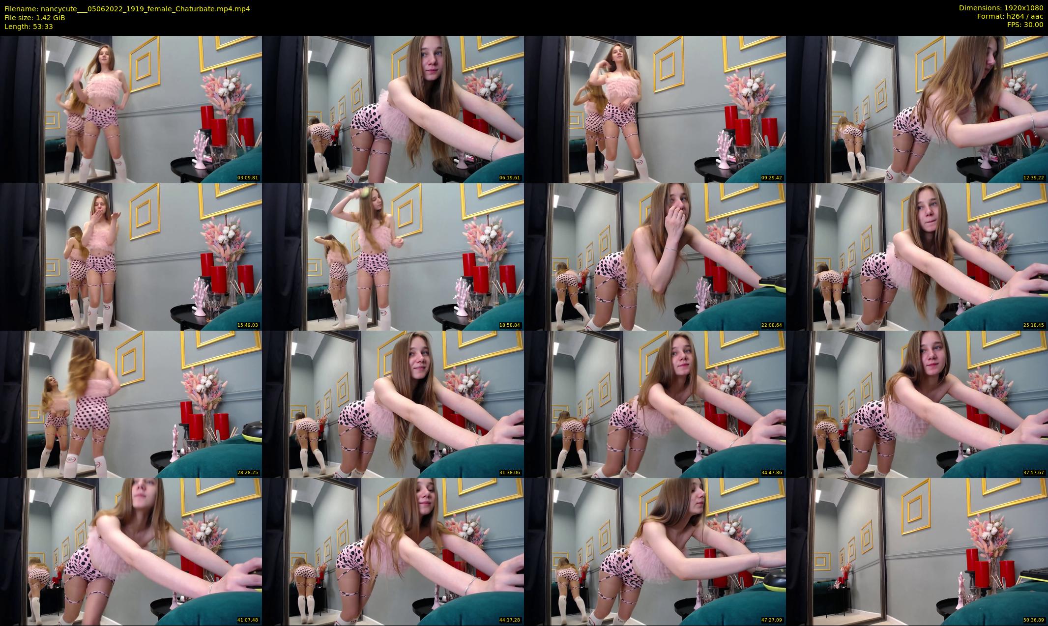 nancycute__ — 54 minute Chaturbate female cam show recording, 1080p, Jun 5, 2022
