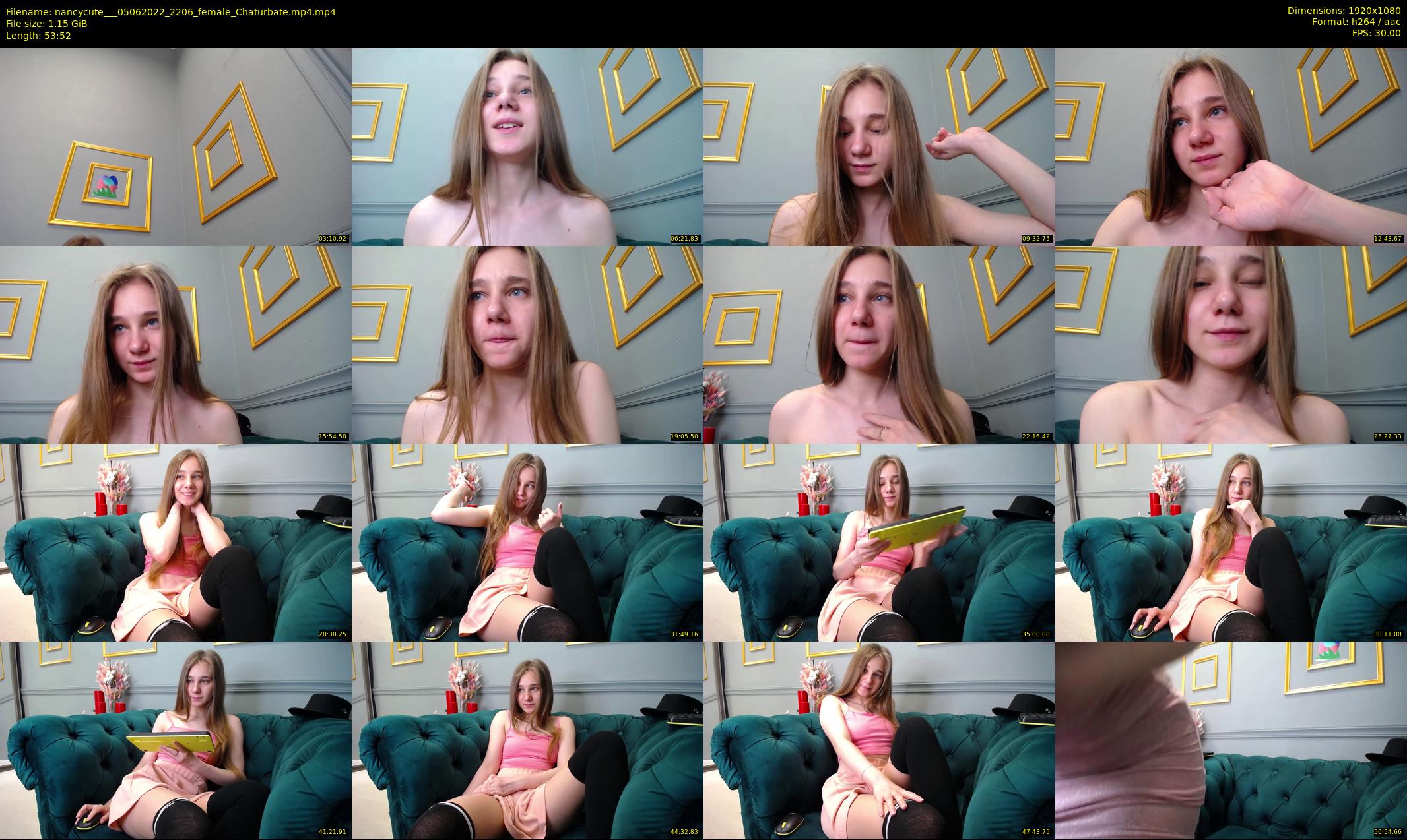 nancycute__ — 54 minute Chaturbate female cam show recording, 1080p, Jun 5, 2022