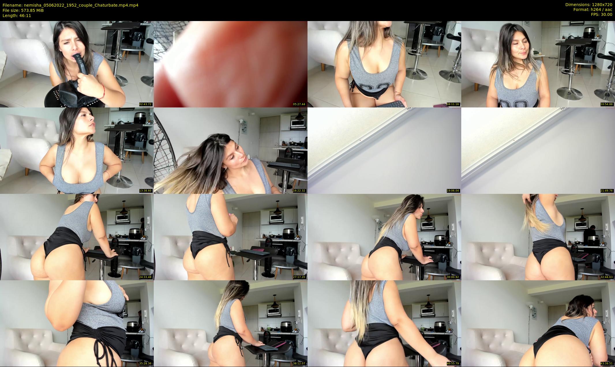nemisha — 47 minute Chaturbate female cam show recording, 720p, Jun 5, 2022