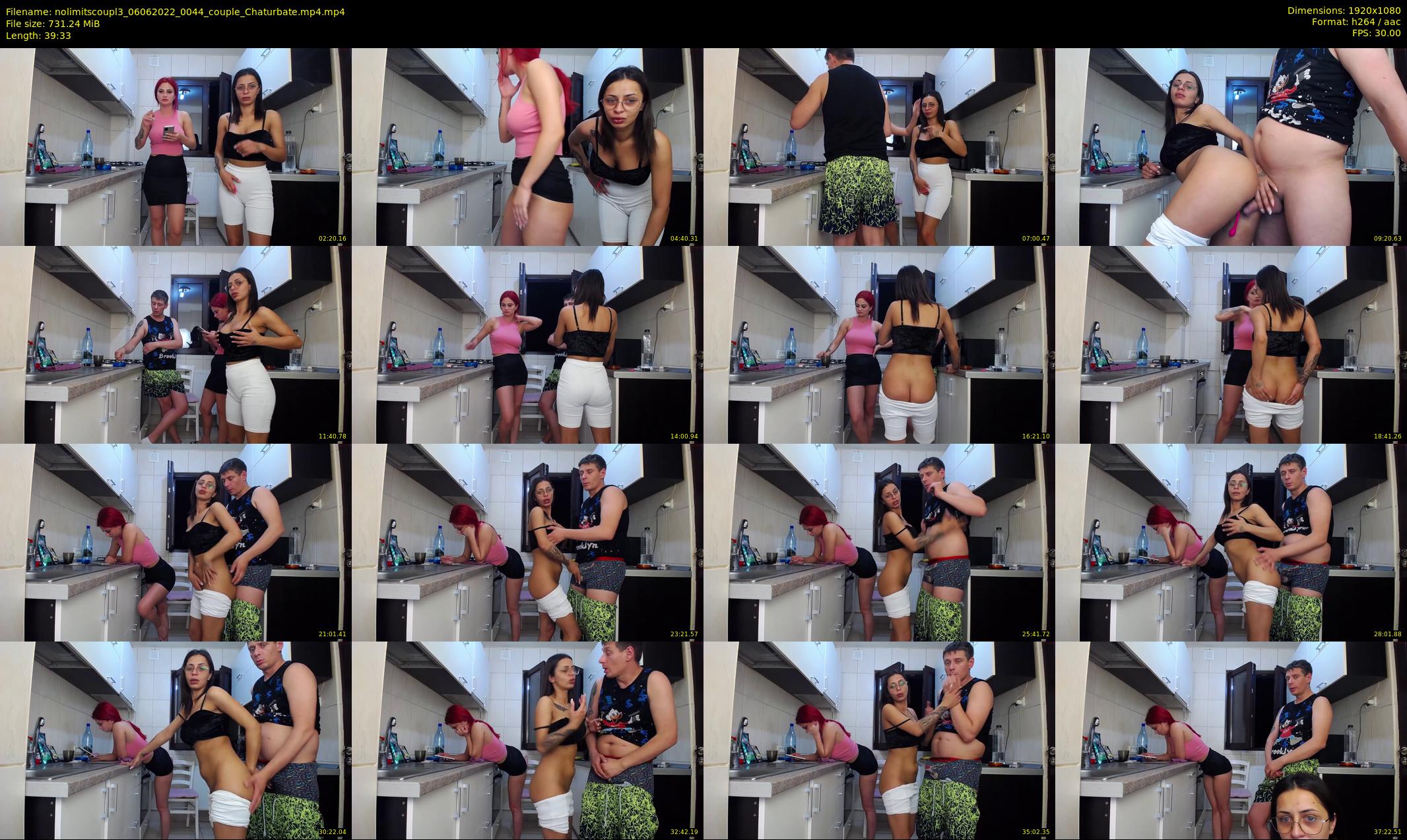 nolimitscoupl3 — 40 minute Chaturbate couple cam show recording, 1080p, Jun 6, 2022