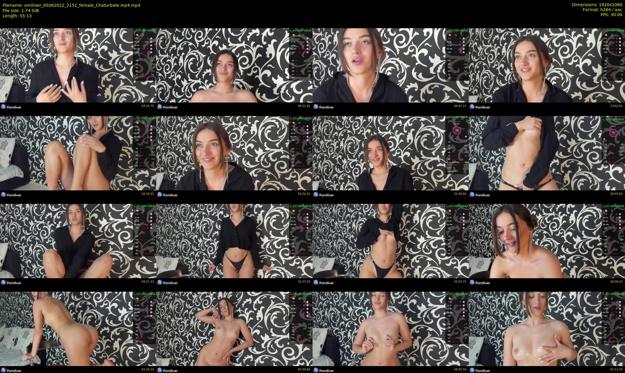 omiliver — 56 minute Chaturbate female cam show recording, 1080p, Jun 5, 2022