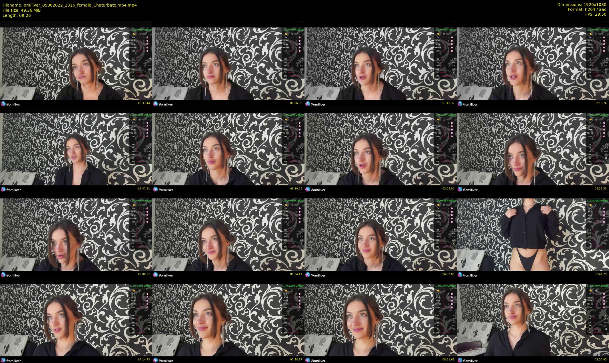 omiliver — 10 minute Chaturbate female cam show recording, 1080p, Jun 5, 2022