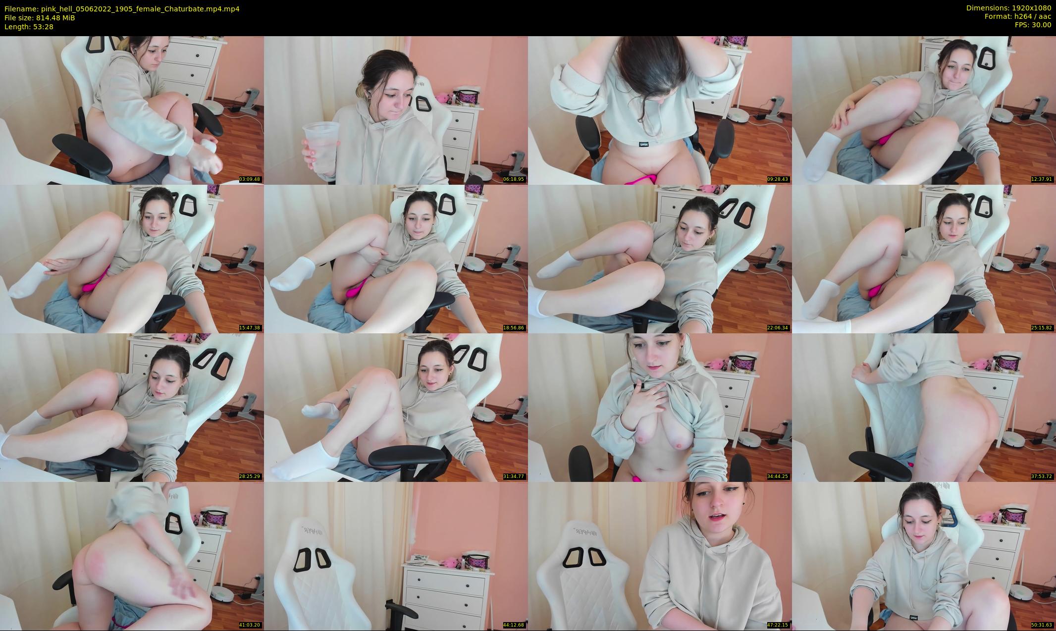 pink_hell — 54 minute Chaturbate female cam show recording, 1080p, Jun 5, 2022