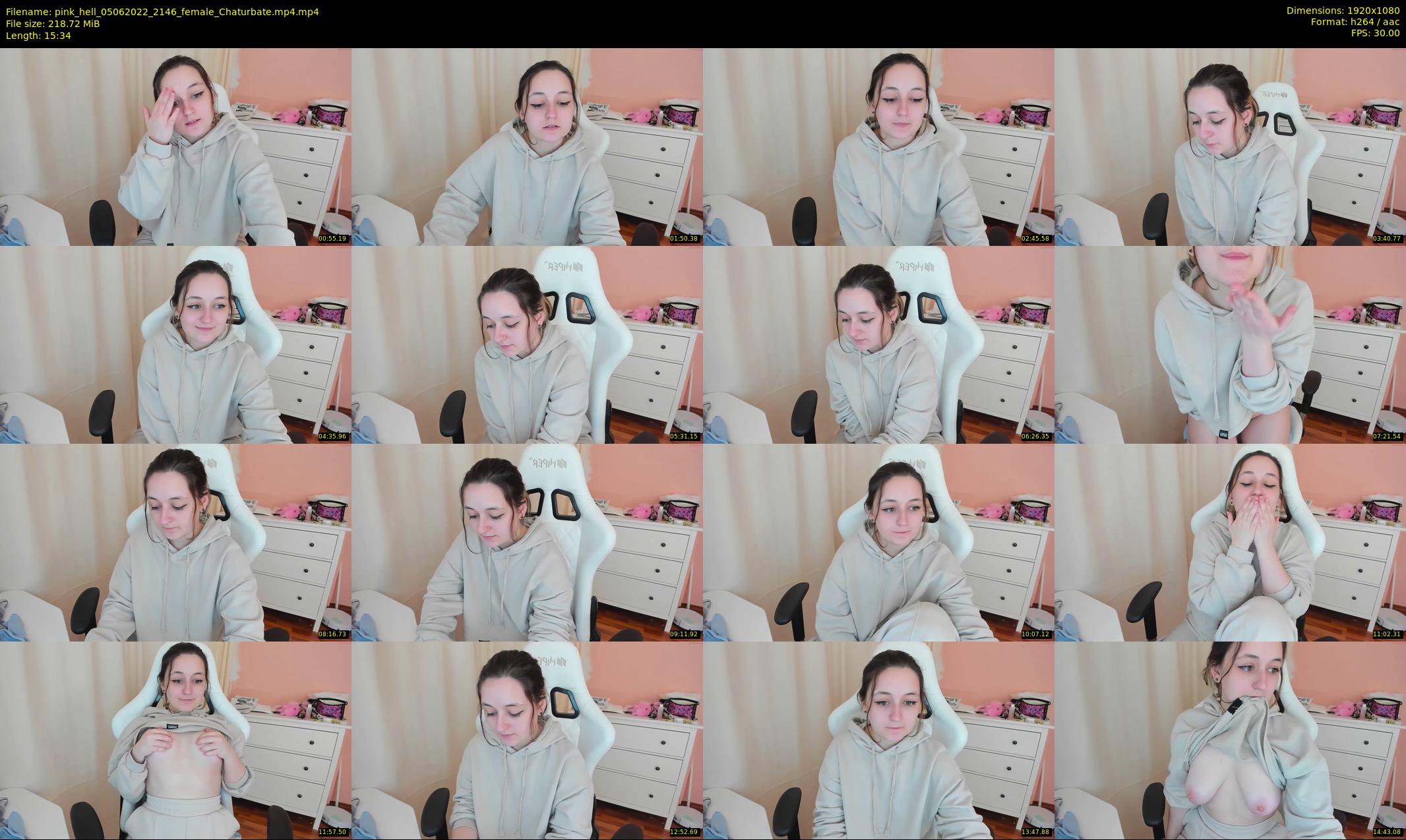 pink_hell — 16 minute Chaturbate female cam show recording, 1080p, Jun 5, 2022