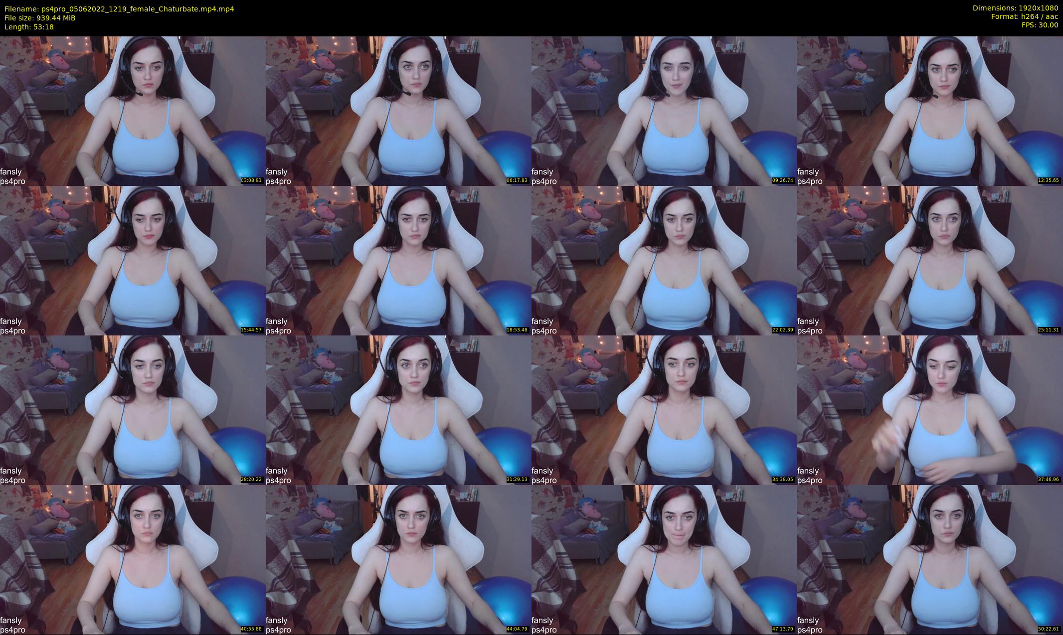 ps4pro — 54 minute Chaturbate female cam show recording, 1080p, Jun 5, 2022