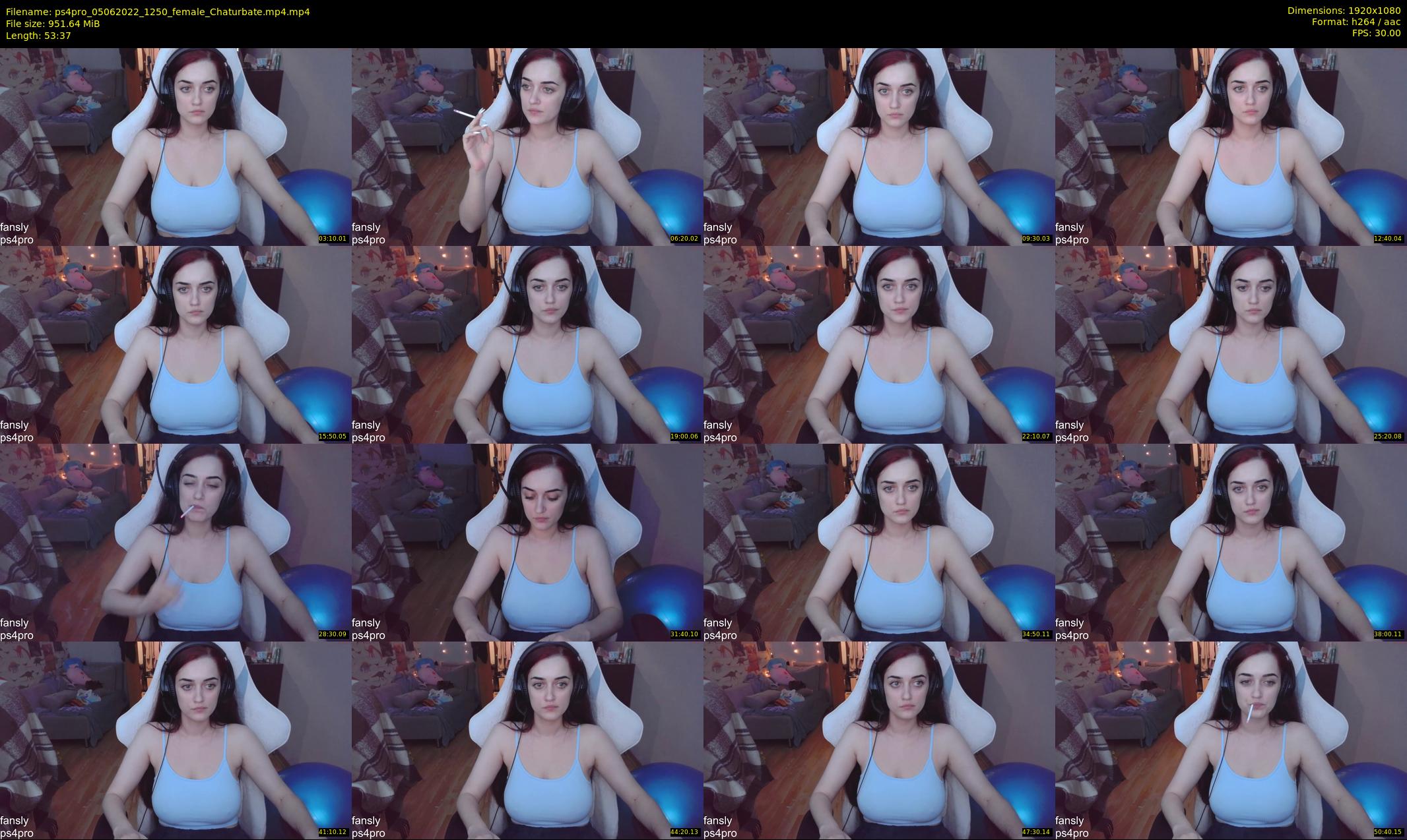ps4pro — 54 minute Chaturbate female cam show recording, 1080p, Jun 5, 2022