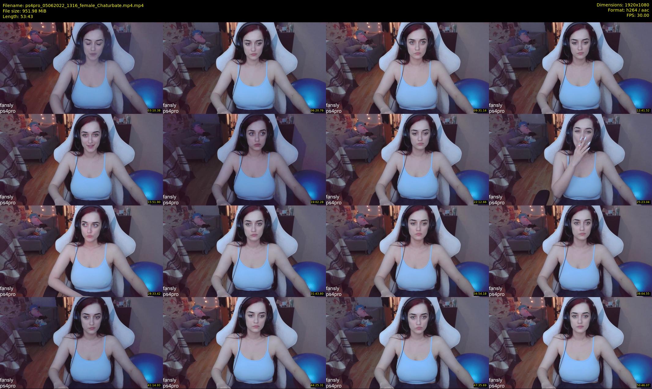 ps4pro — 54 minute Chaturbate female cam show recording, 1080p, Jun 5, 2022