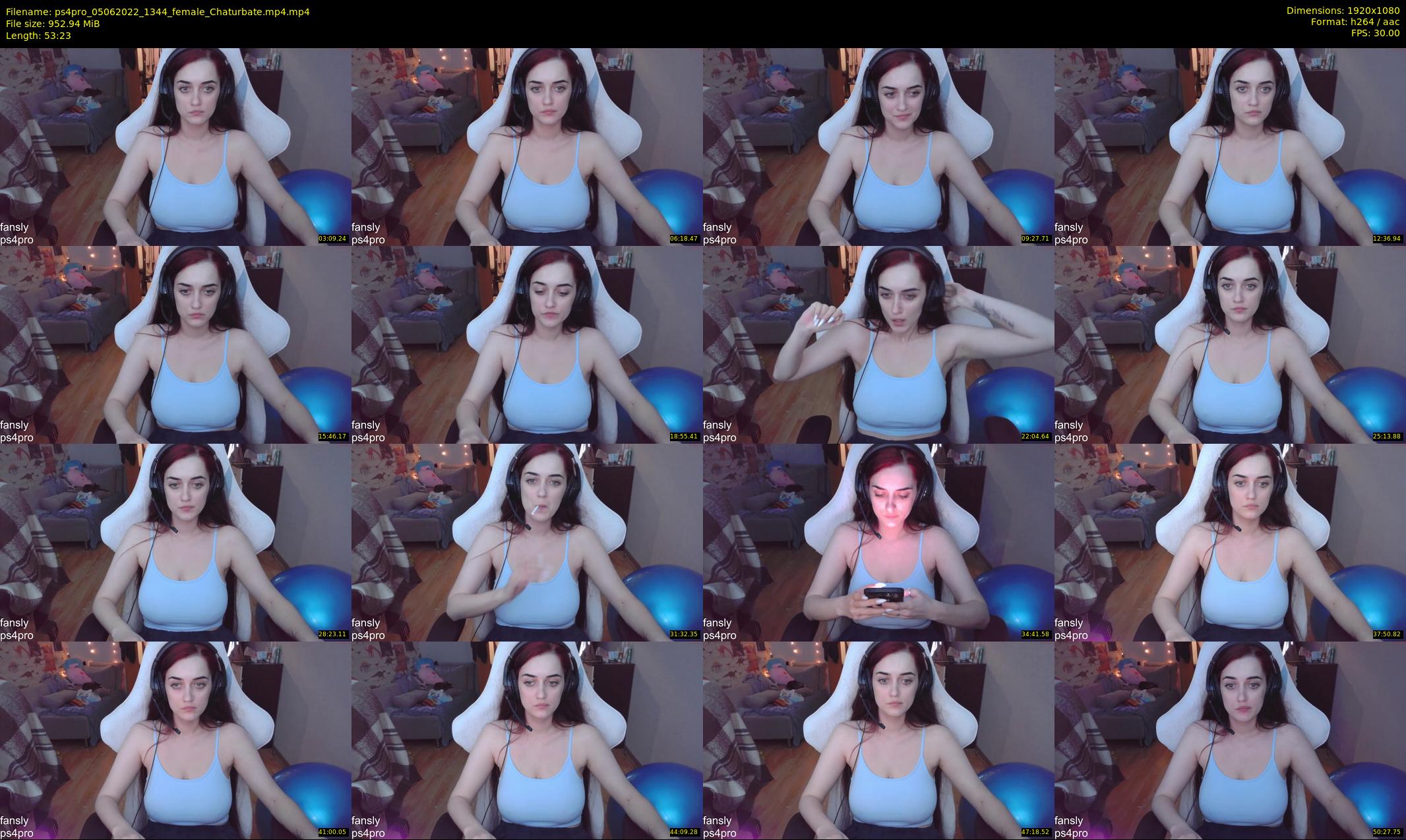 ps4pro — 54 minute Chaturbate female cam show recording, 1080p, Jun 5, 2022