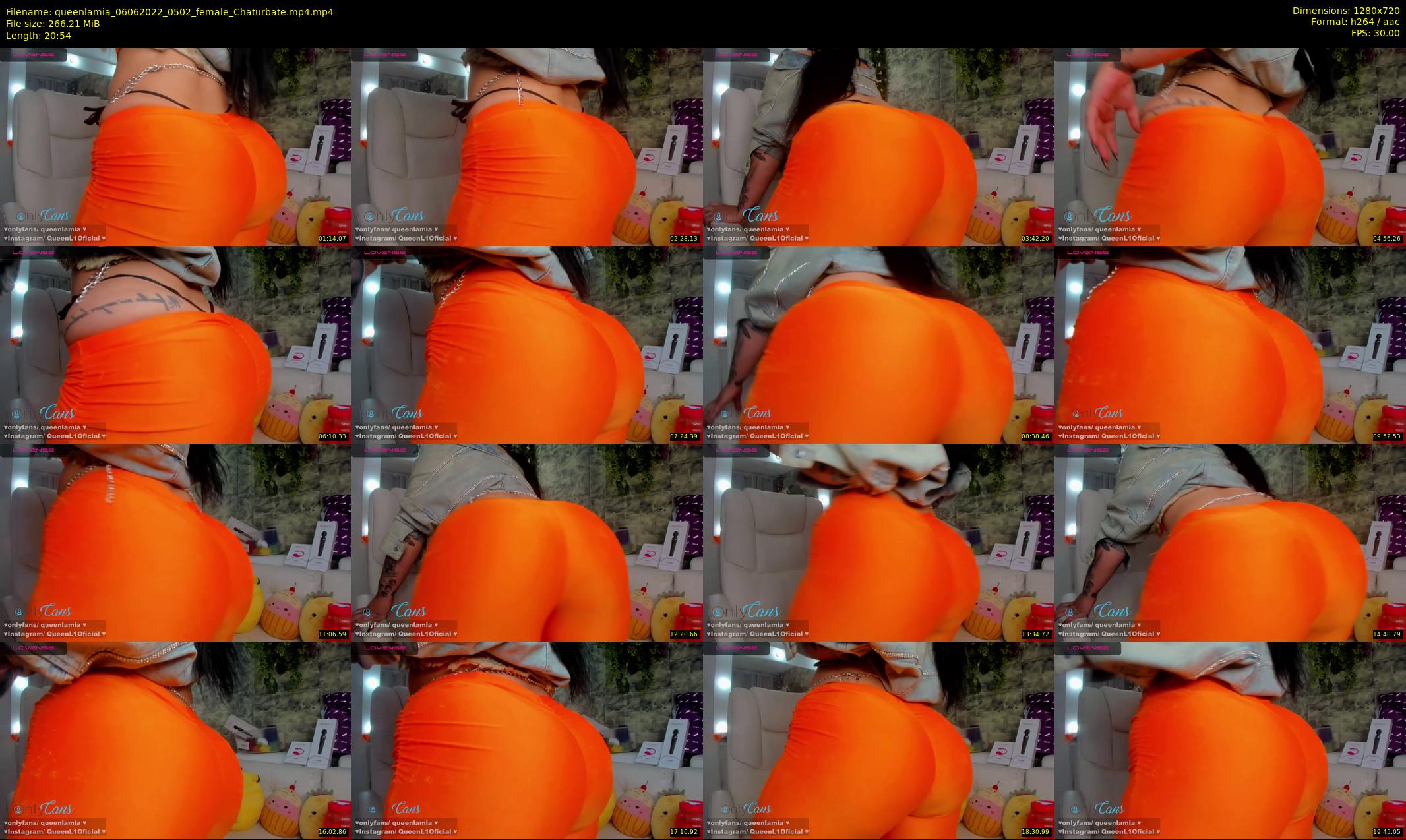 queenlamia — 21 minute Chaturbate female cam show recording, 720p, Jun 6, 2022