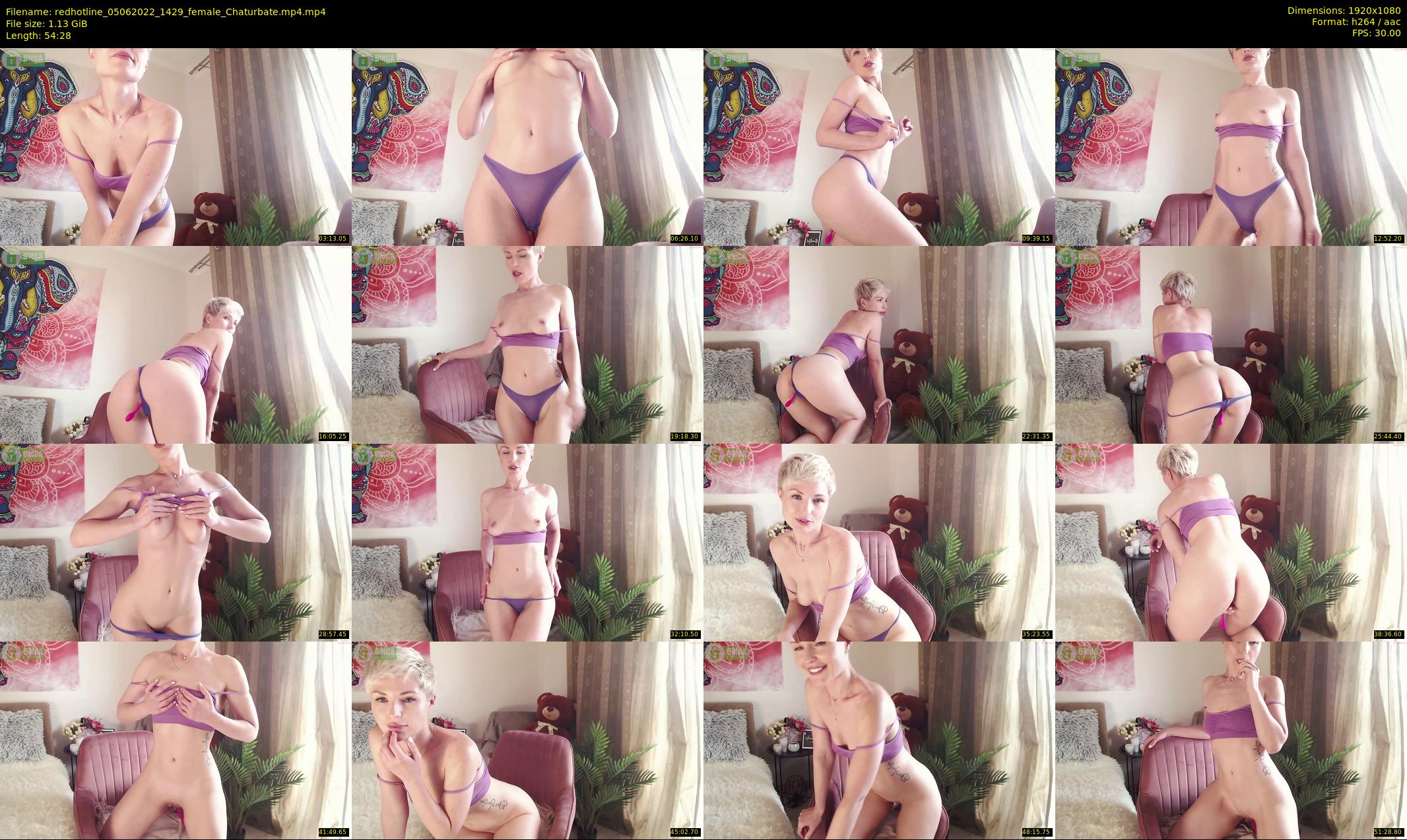 redhotline — 55 minute Chaturbate female cam show recording, 1080p, Jun 5, 2022